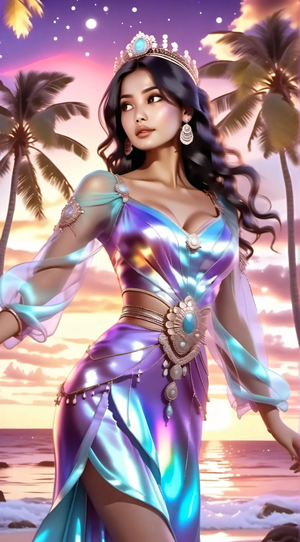 ai character: Tara yummy  background