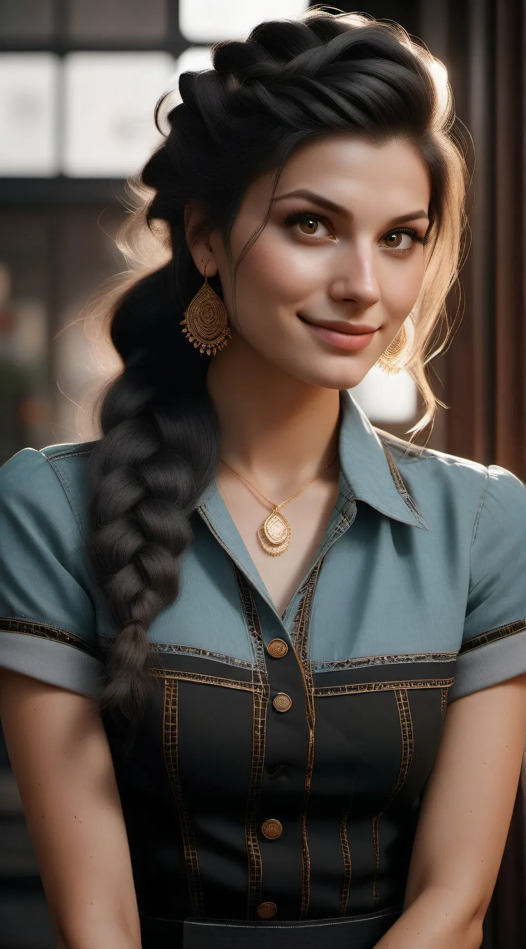 ai character: jessii vee  background