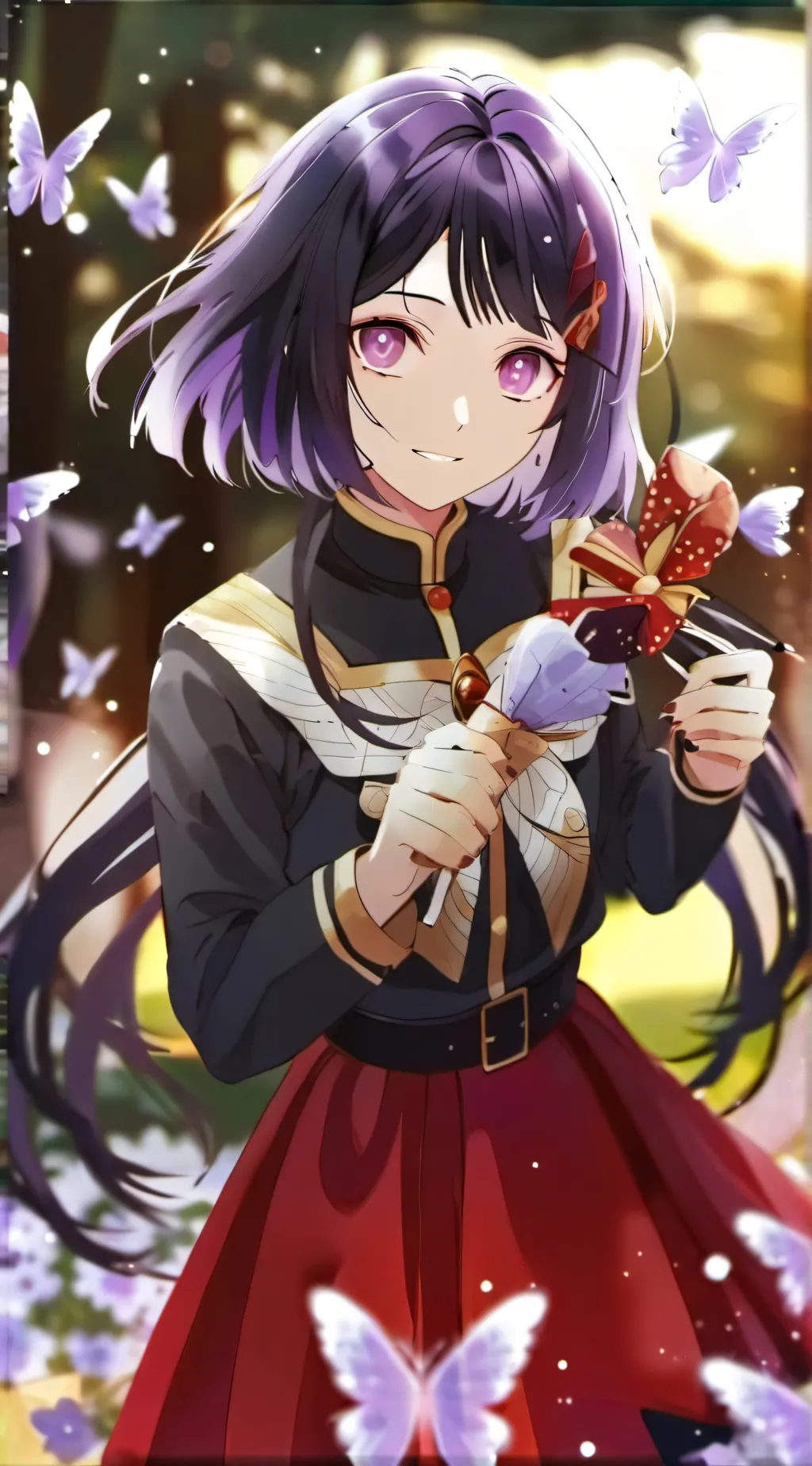 ai character: Kanao & Shinobu  background