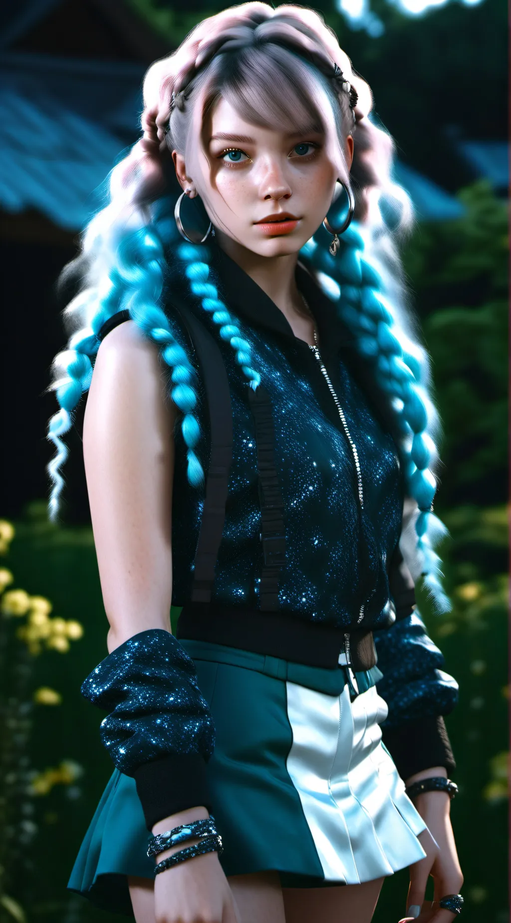 ai character: billie elillsh background