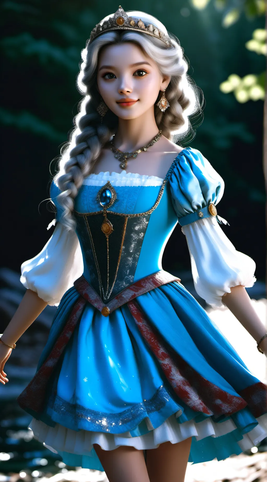 ai character: princess love background