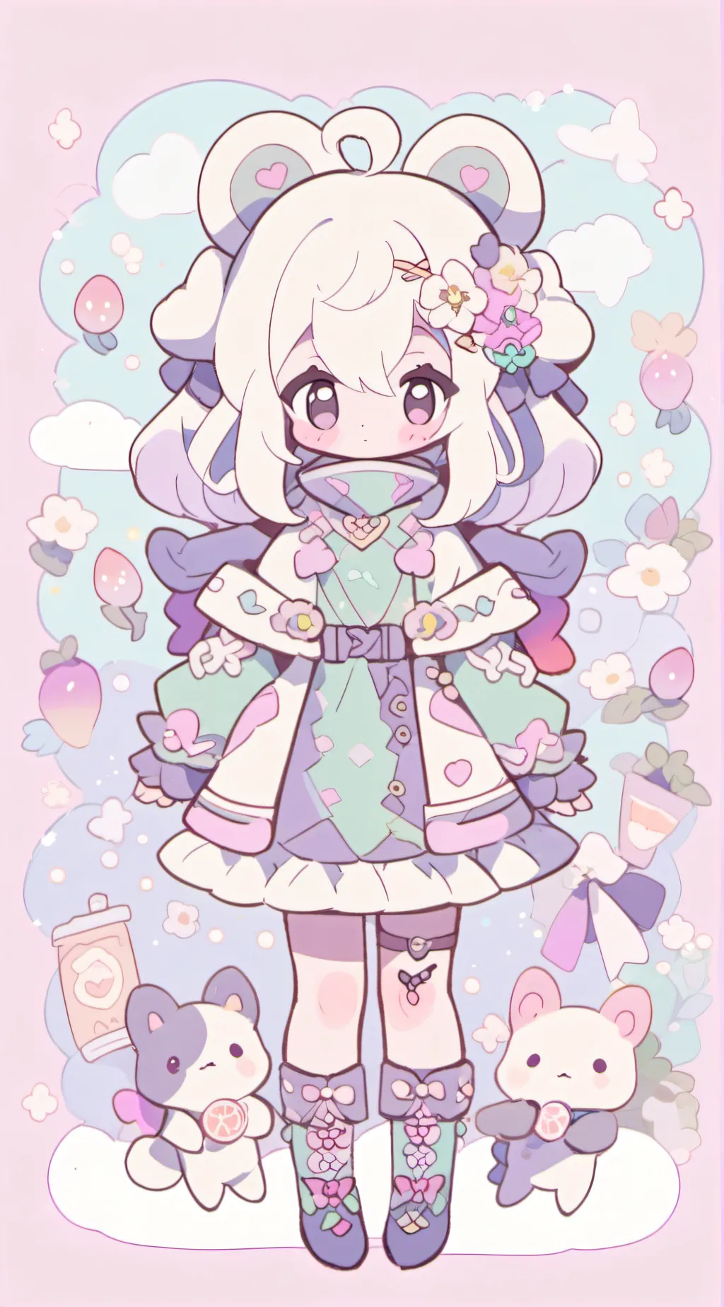 ai character: Vox and Val background