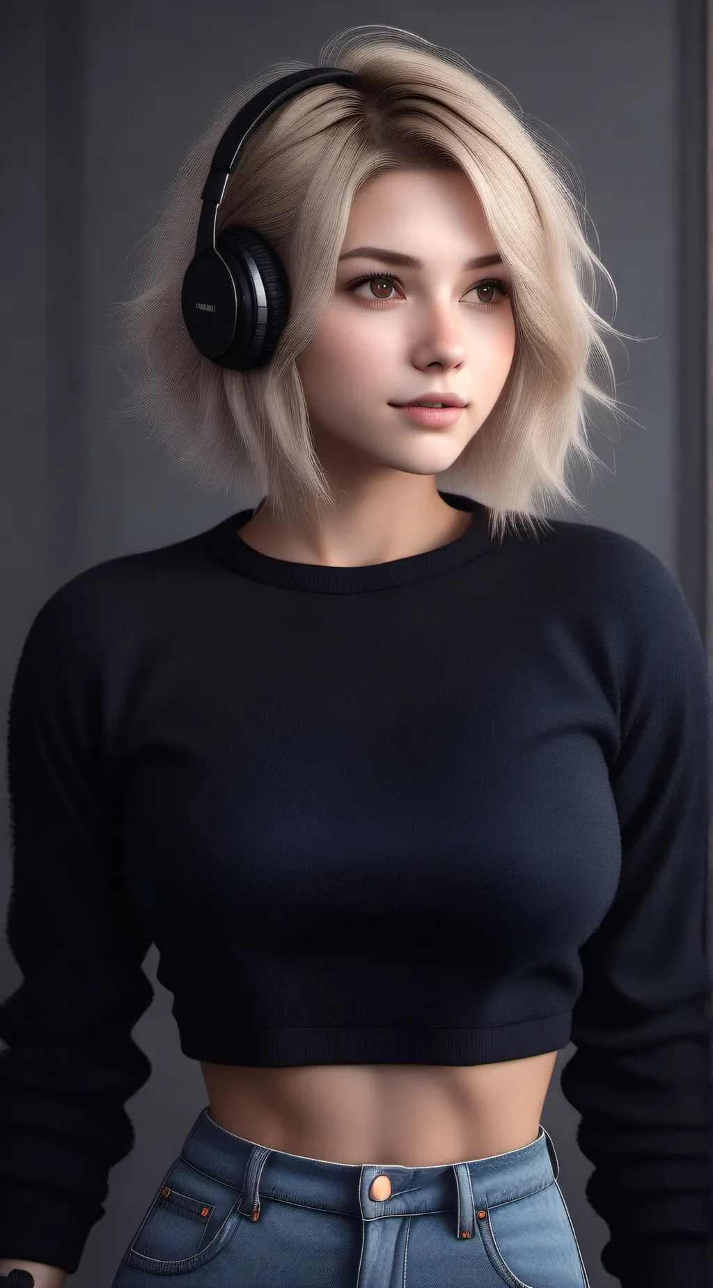 ai character: Amy  background