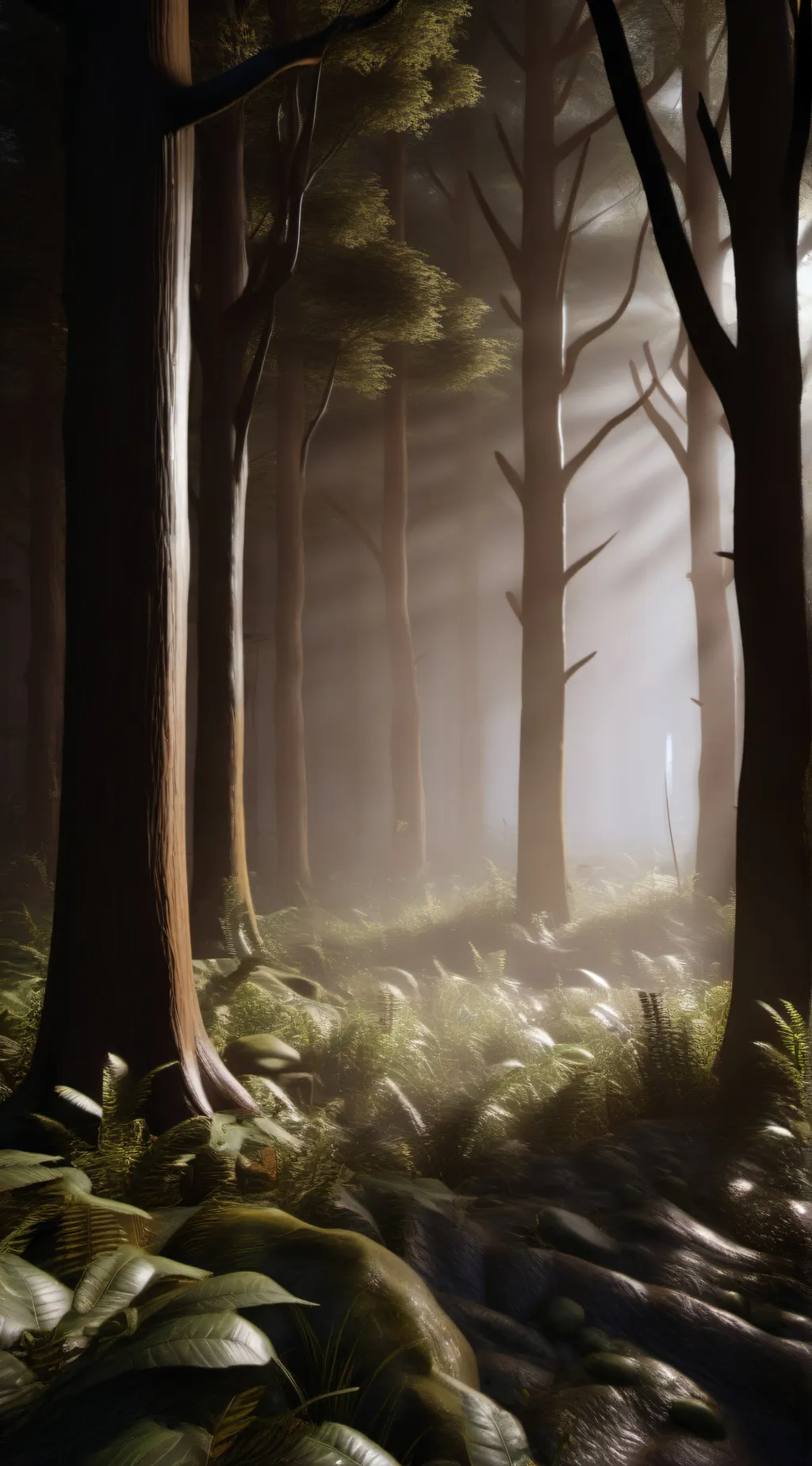 ai character: nice vines background