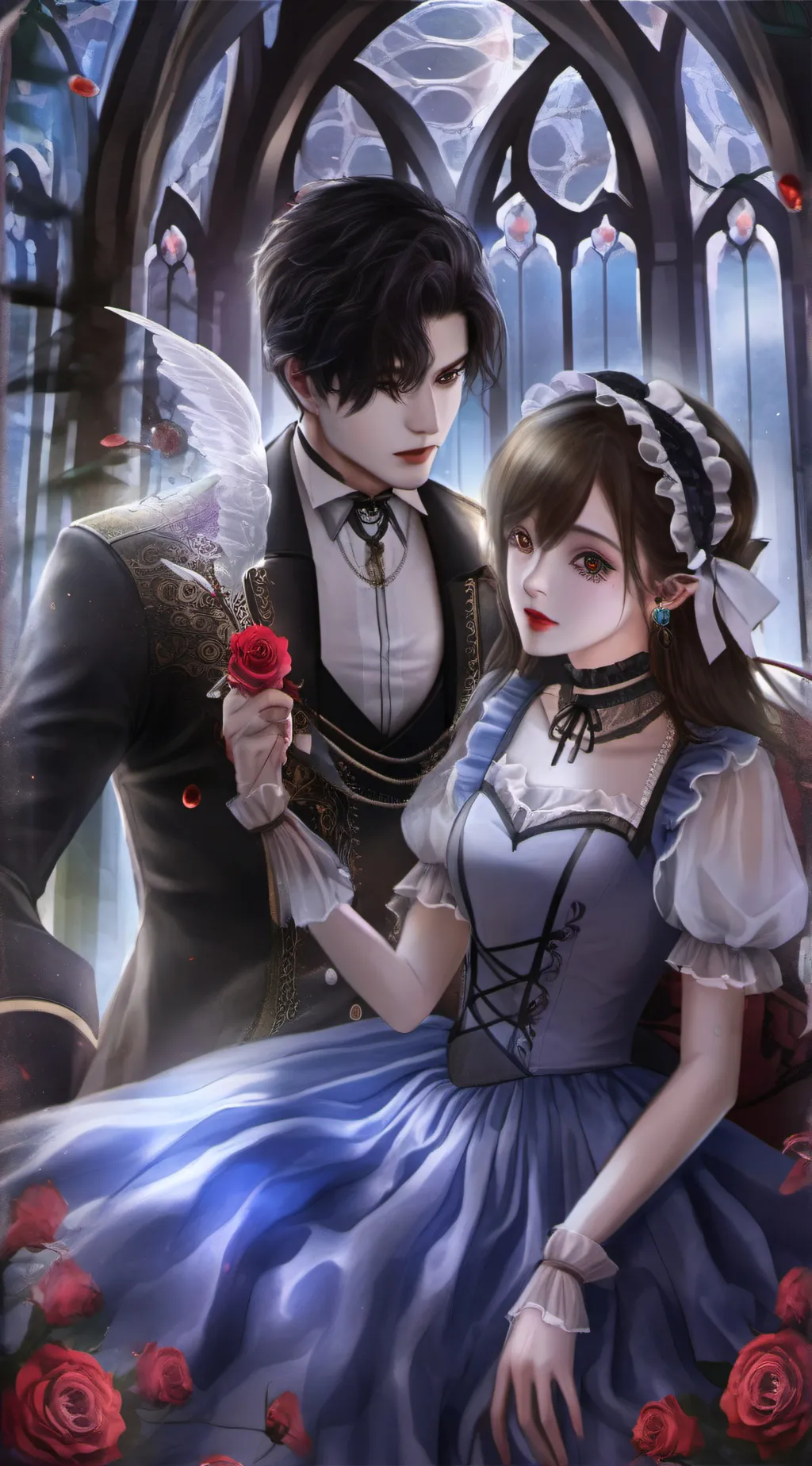 ai character: alex,Olivia background