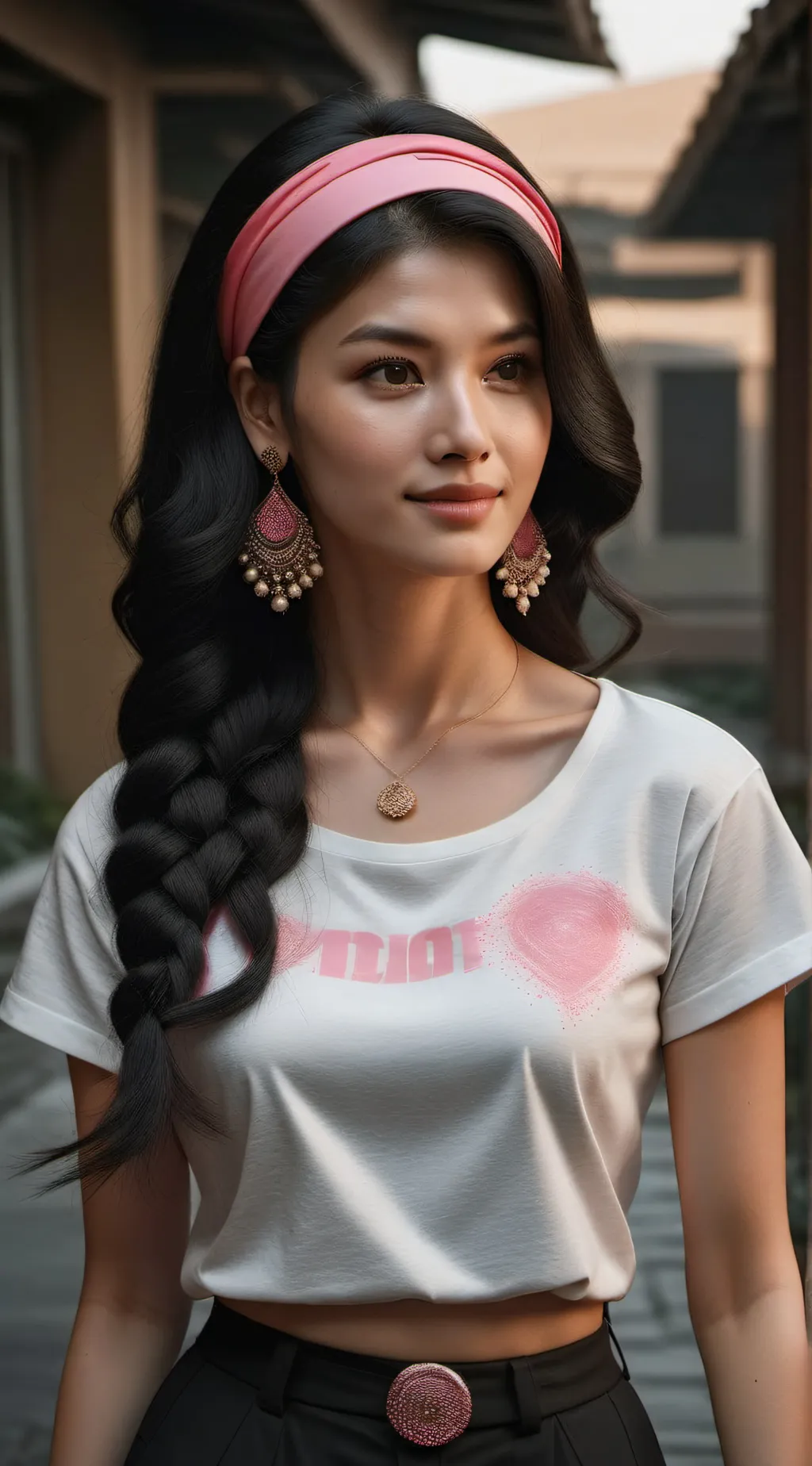 ai character: Vannesa from Unity background