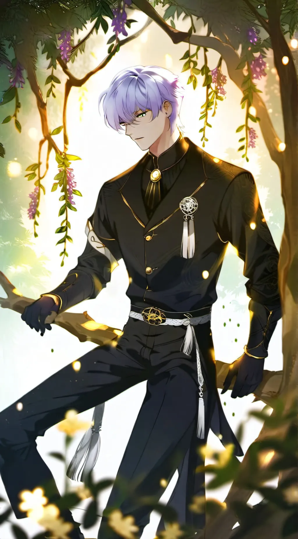 ai character: Shadow Monarch background