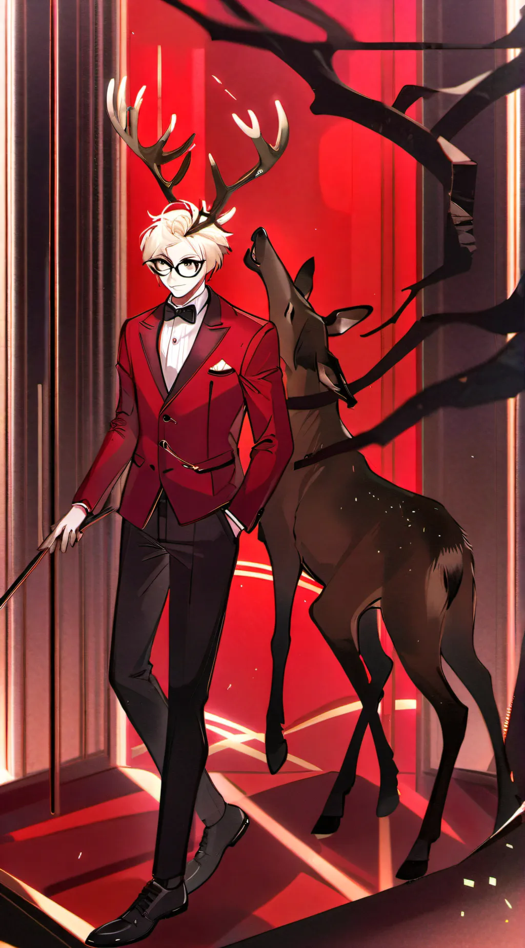 ai character: ❤️ALASTOR❤️ background