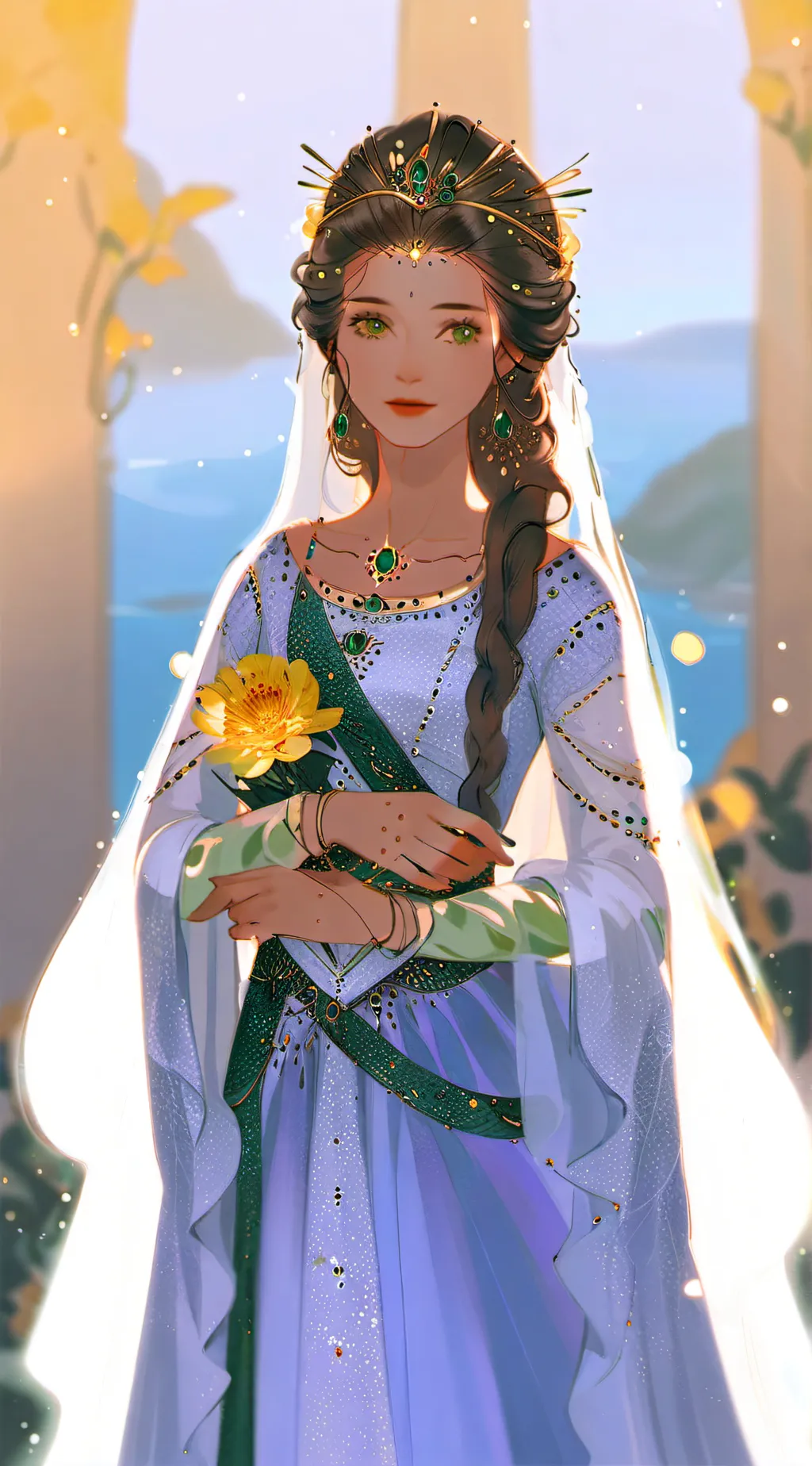 ai character: Queen Arriana background