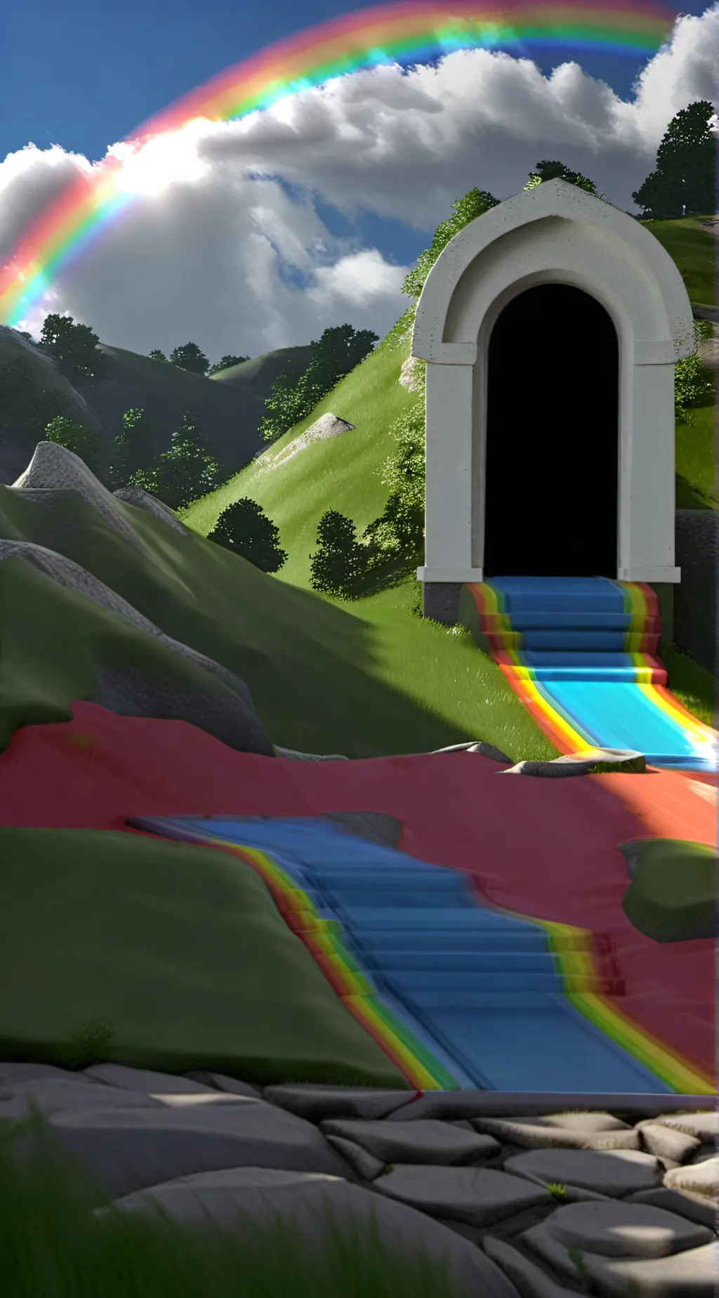 ai character: ☆~Weirdcore~☆ background