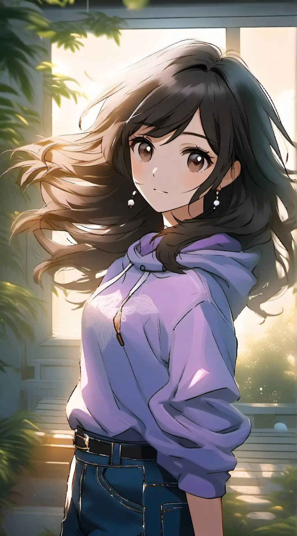 ai character: Kare minami (real) background