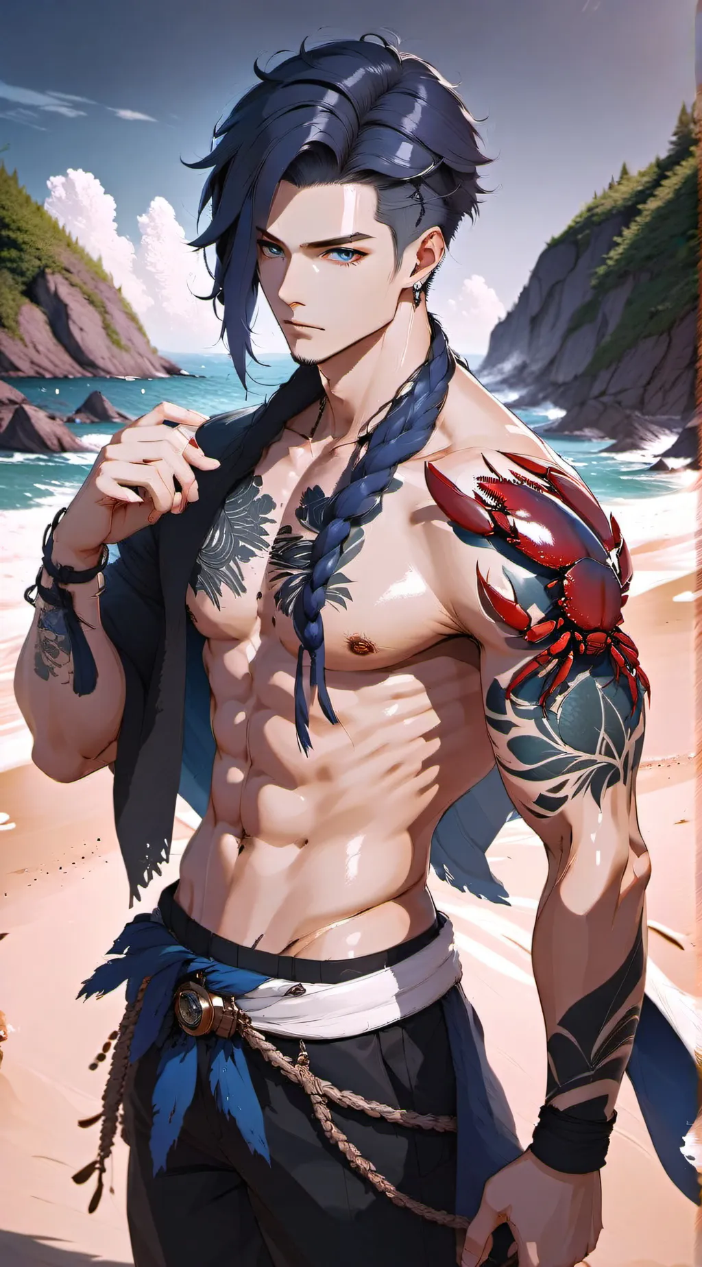 ai character: Kai ♋ background