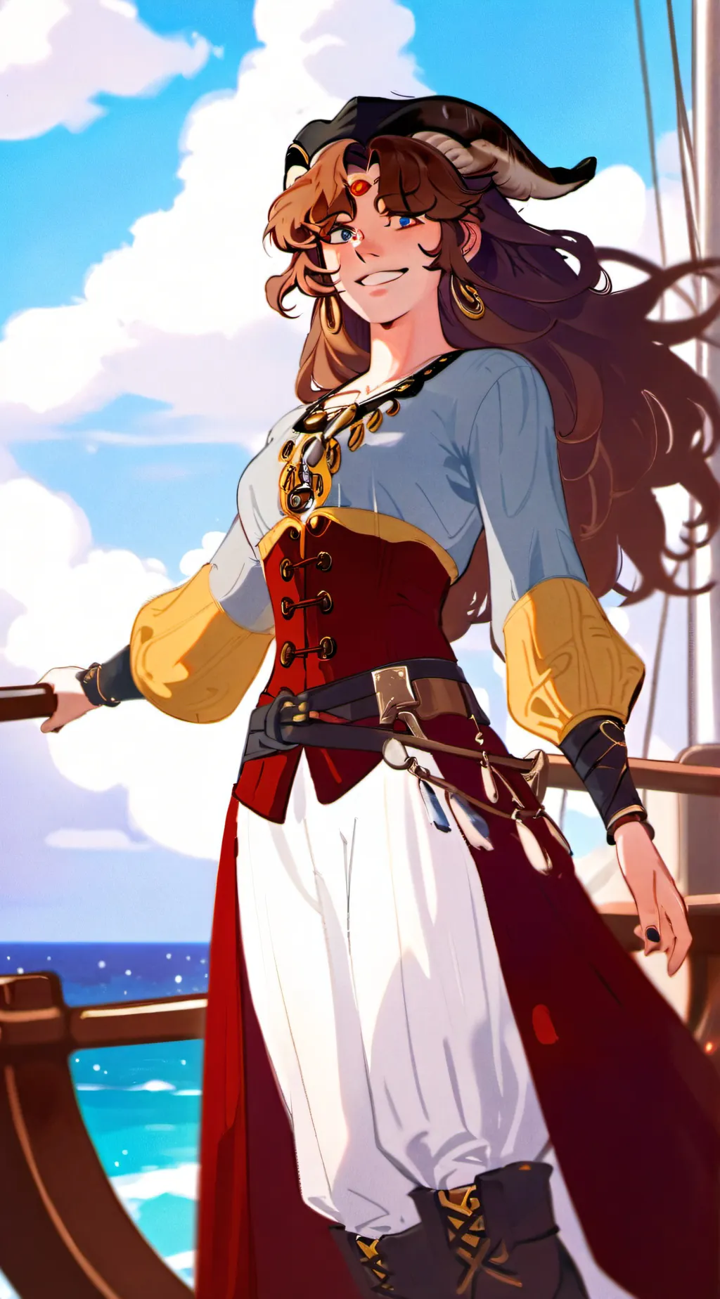 ai character: Dsmp ur Capt.Puffy background