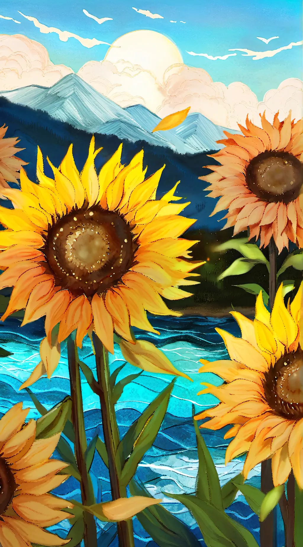 ai character: Safe place  background