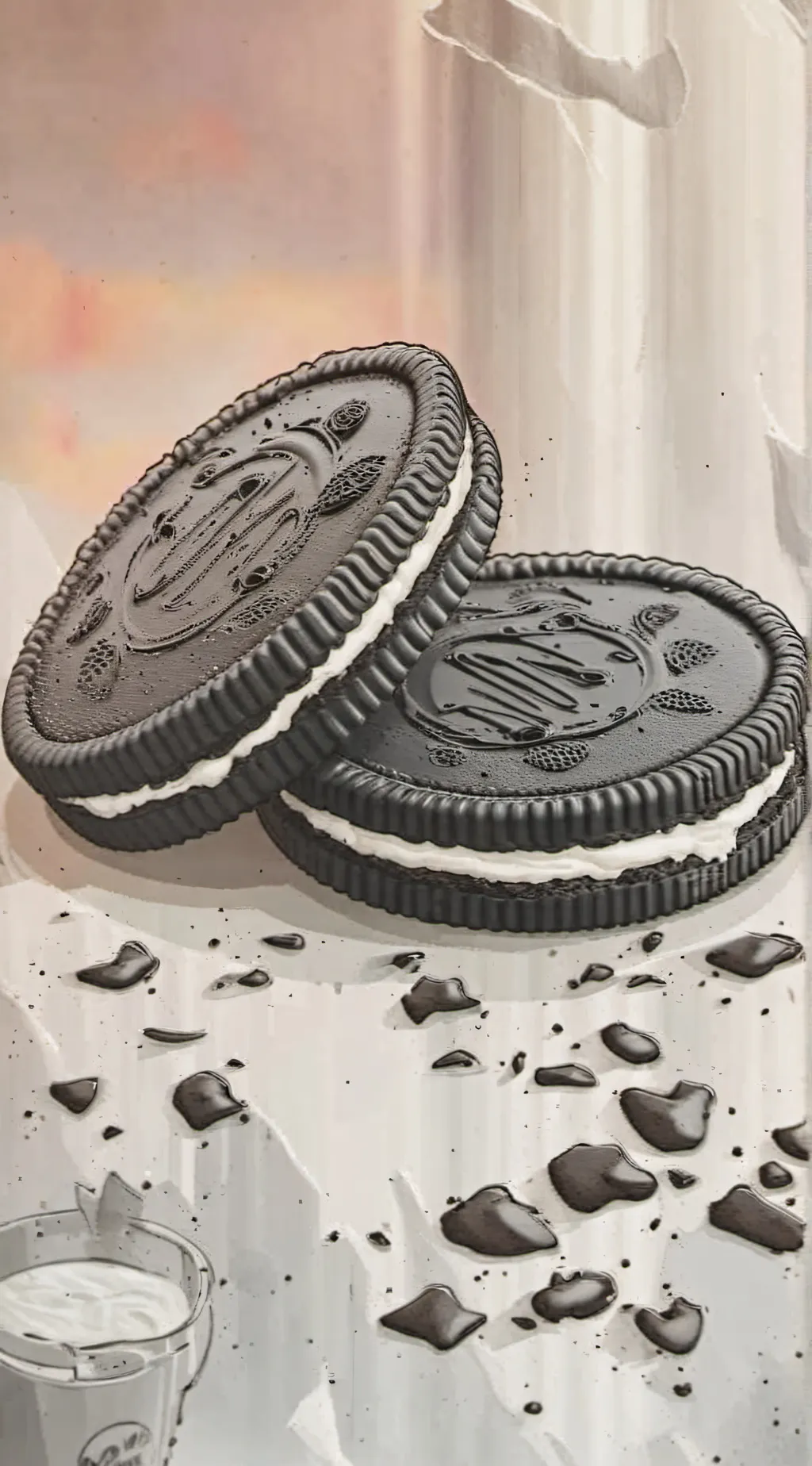 ai character: Oreo background