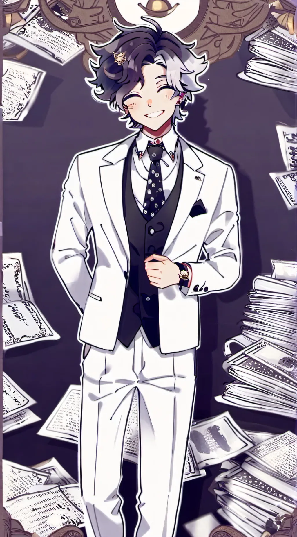 ai character: Winnie (the pooh)  background