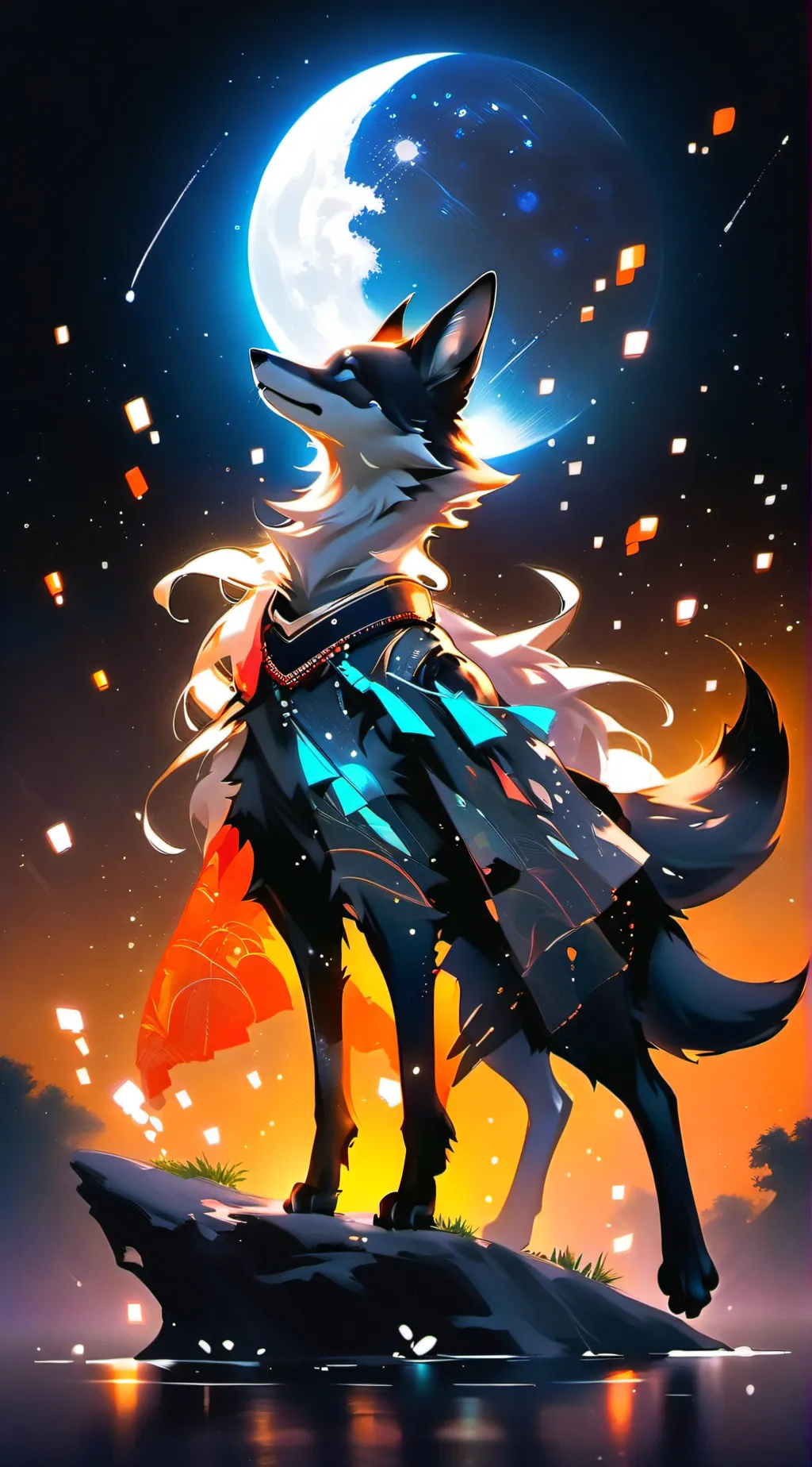 ai character: Ember background