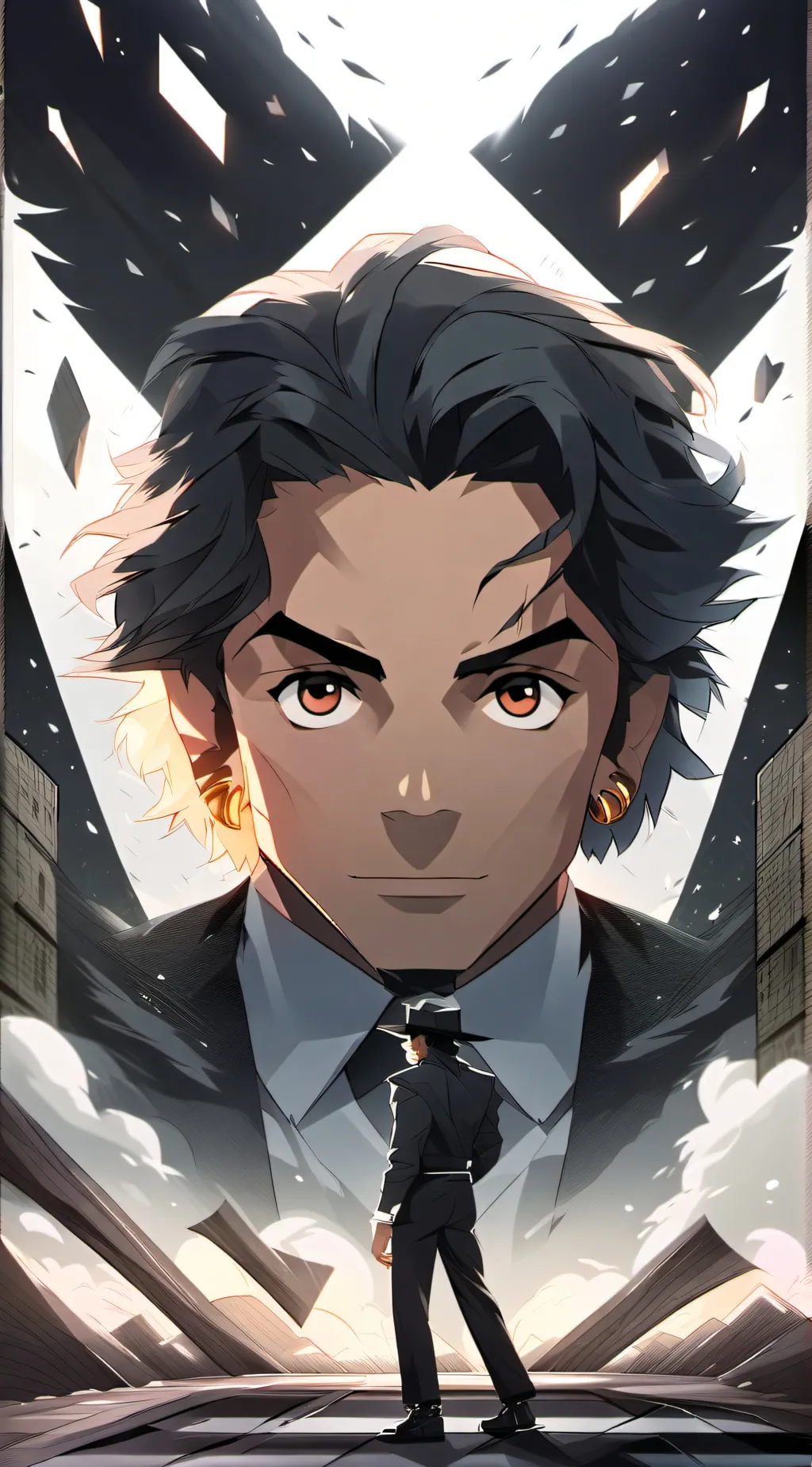 ai character: Michael Jackson background