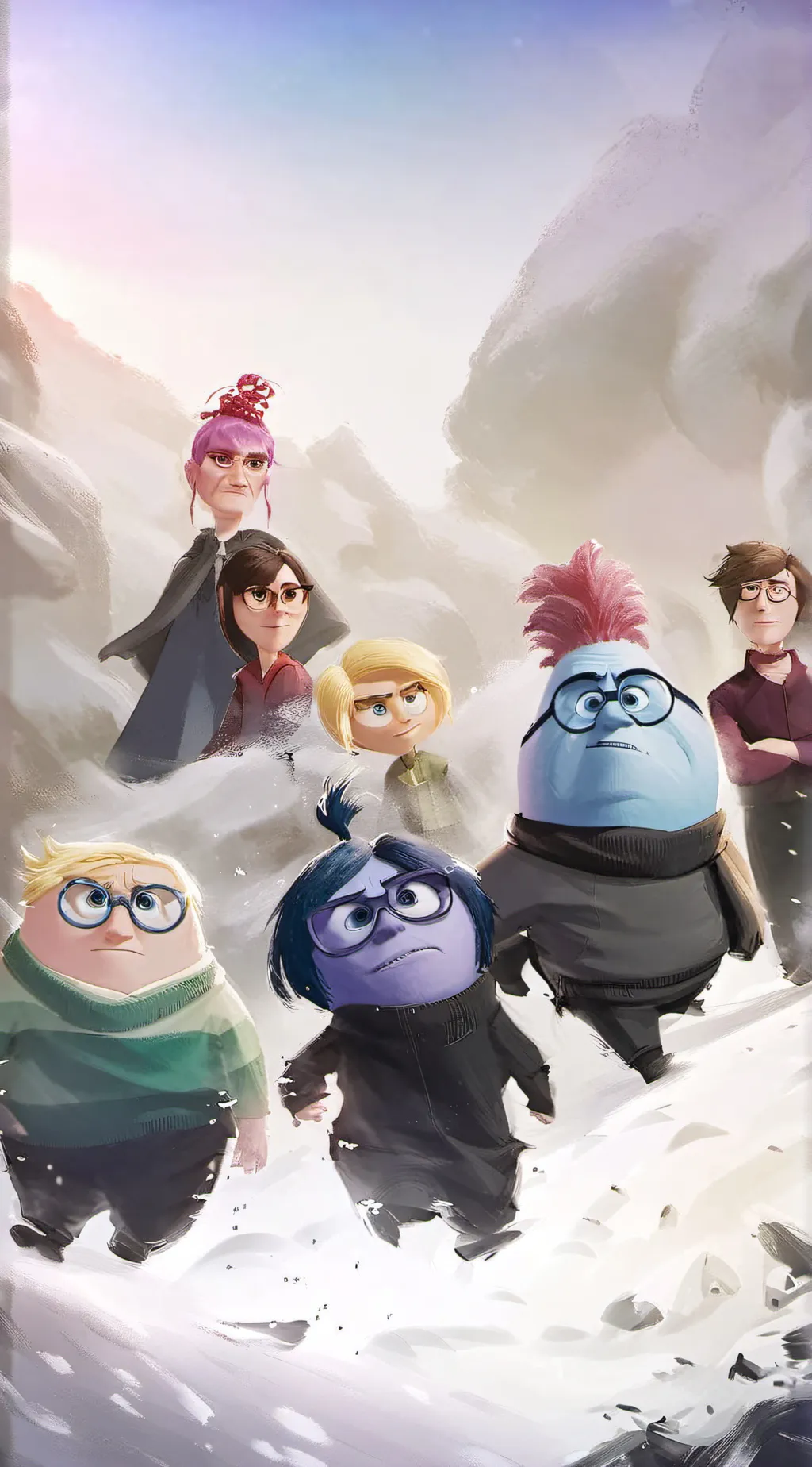 ai character: Inside out 2!!!🇧🇷 background