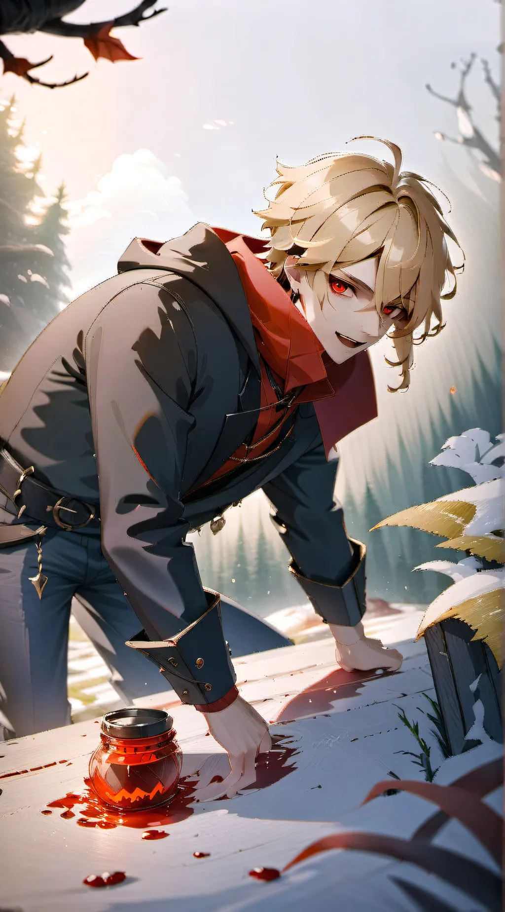 ai character: Lov(boy veson) background