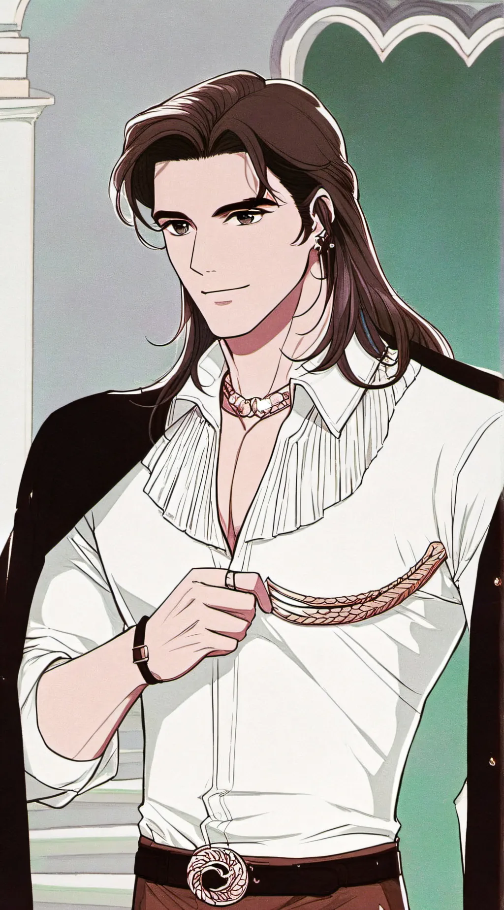 ai character: leo background