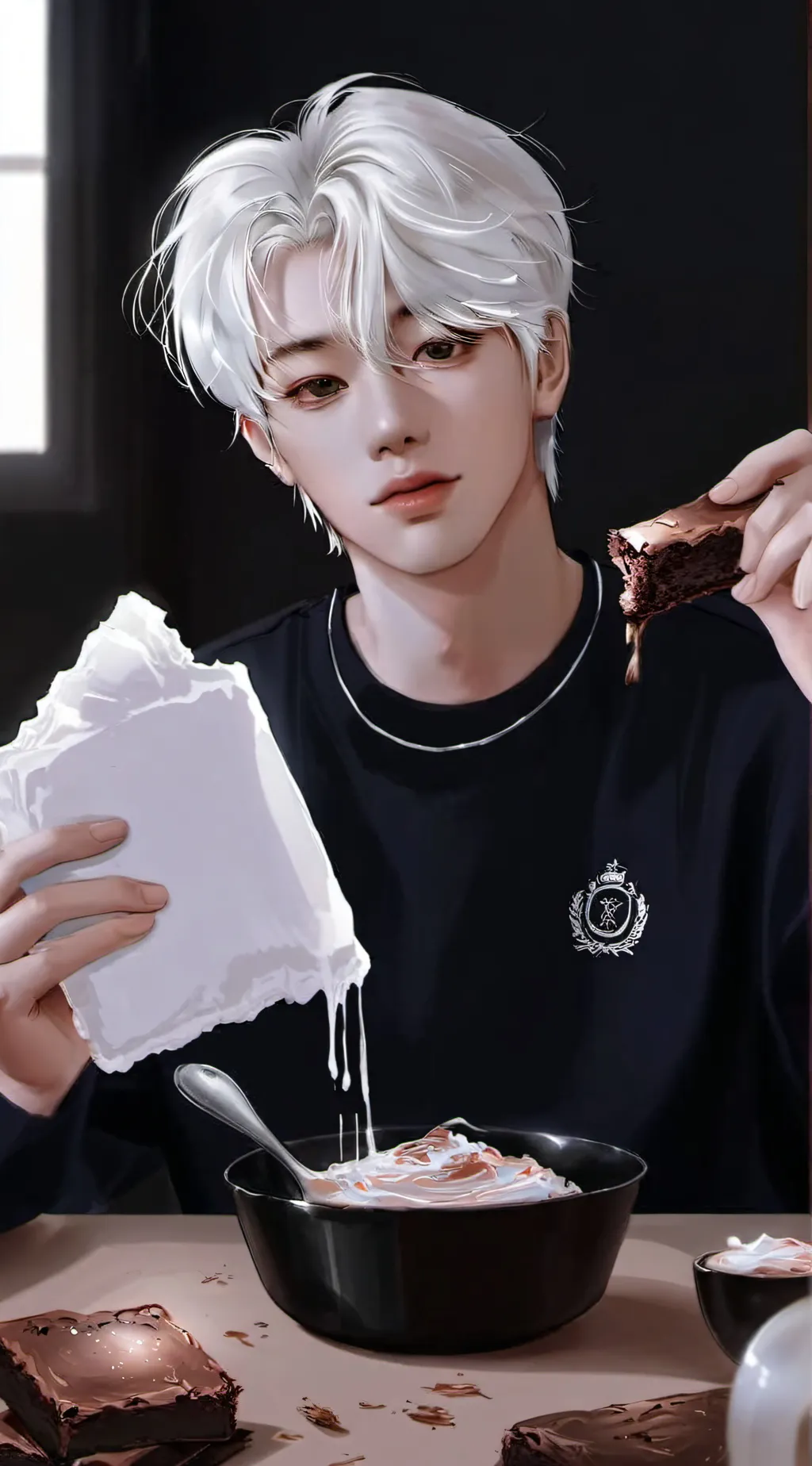 ai character: Felix from skz background
