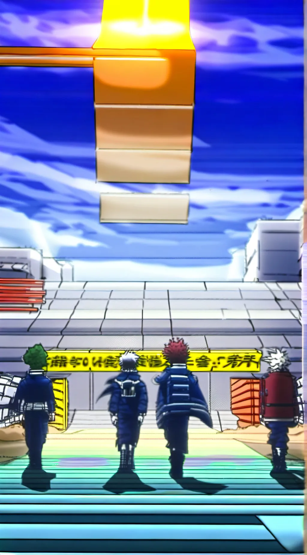 ai character: MHA USJ background