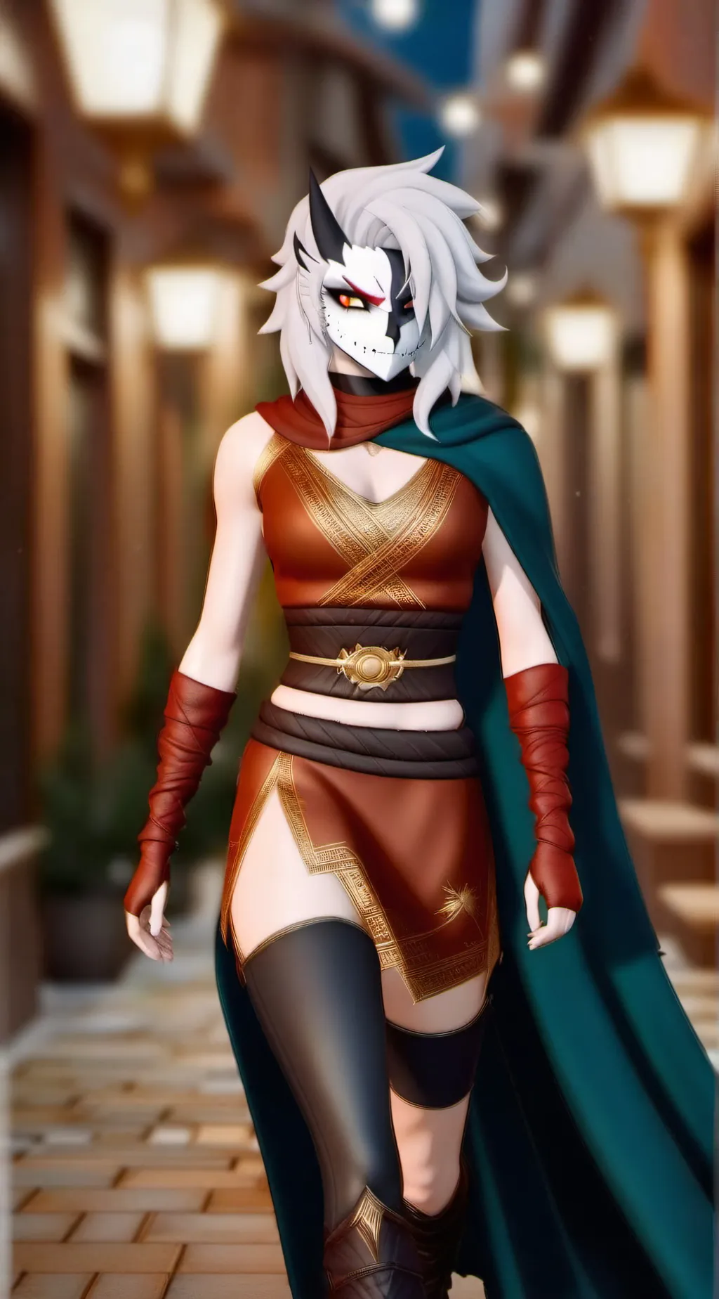 ai character: Loona  background