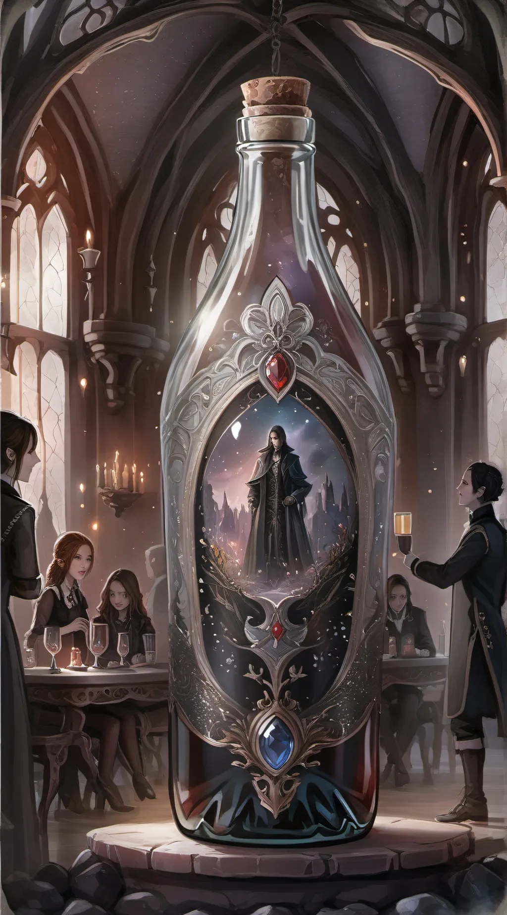 ai character: Stuck background