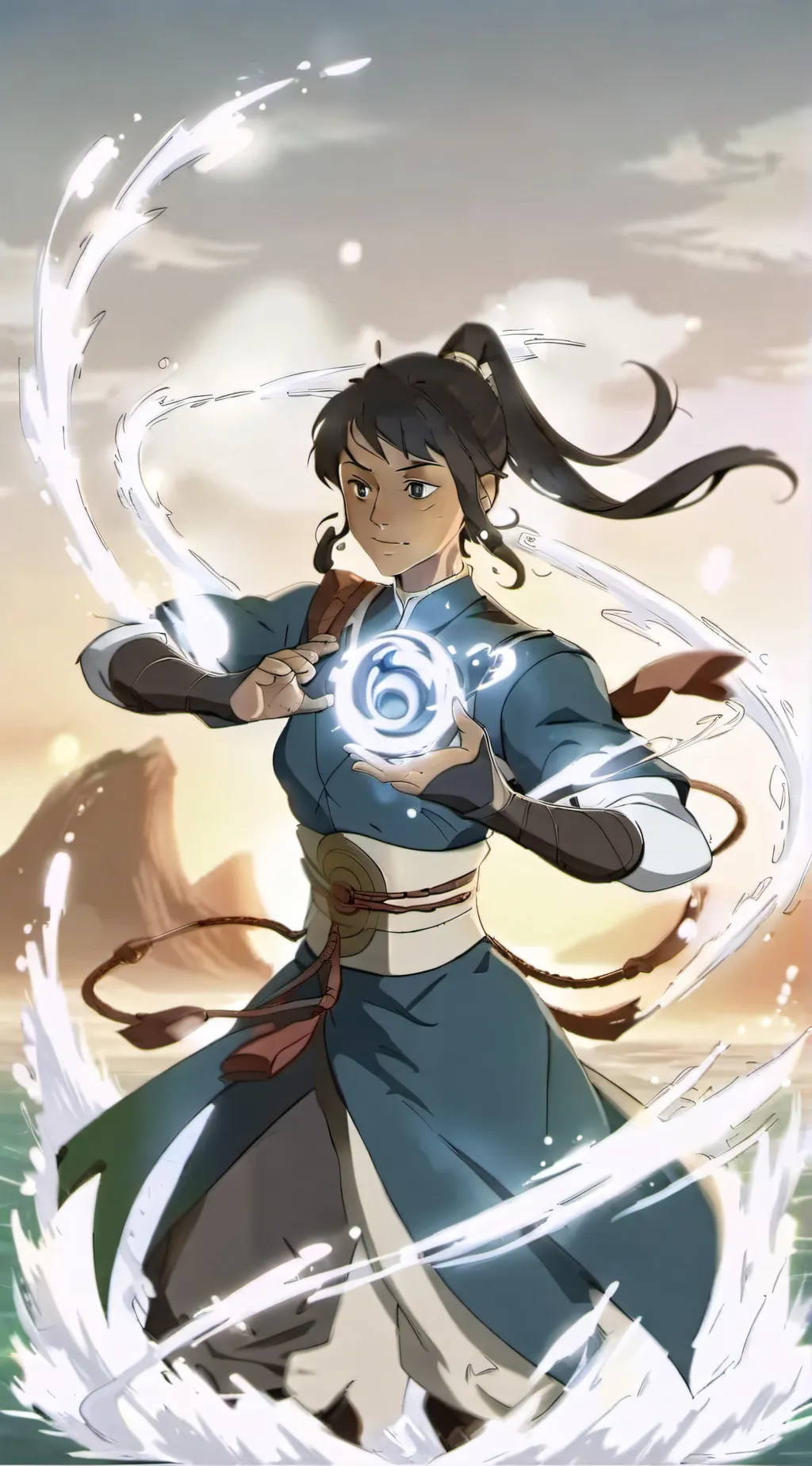 ai character: Korra background