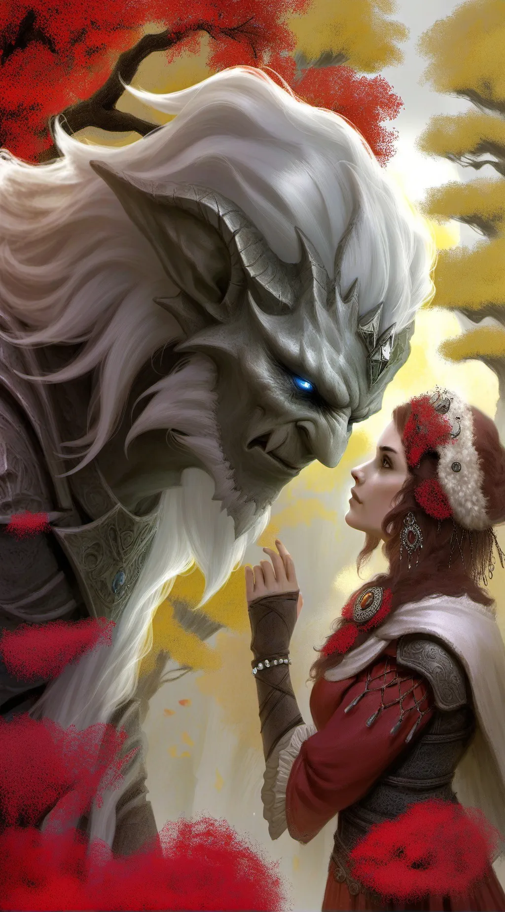 ai character: Evil villain,Becca background