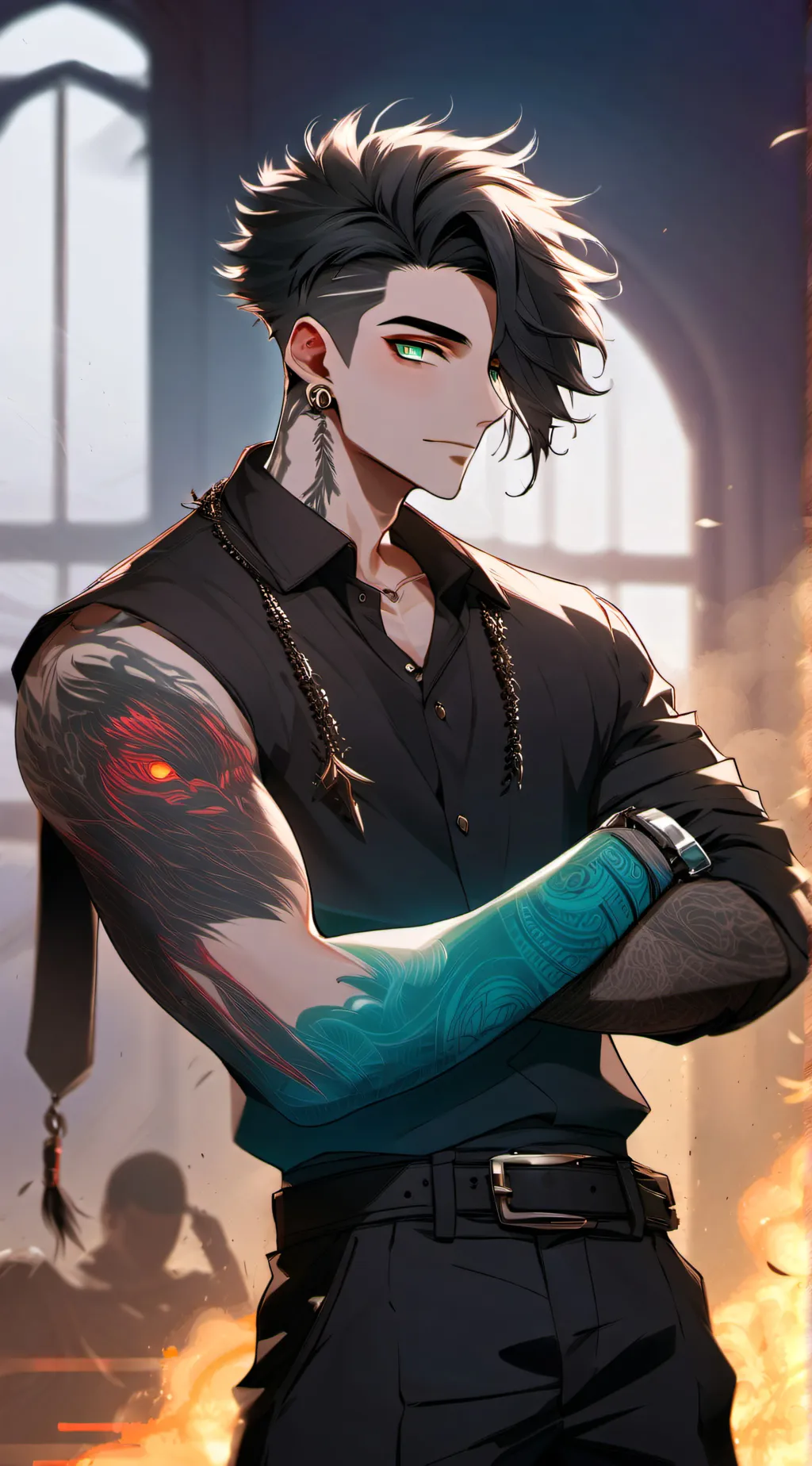 ai character: LeO background