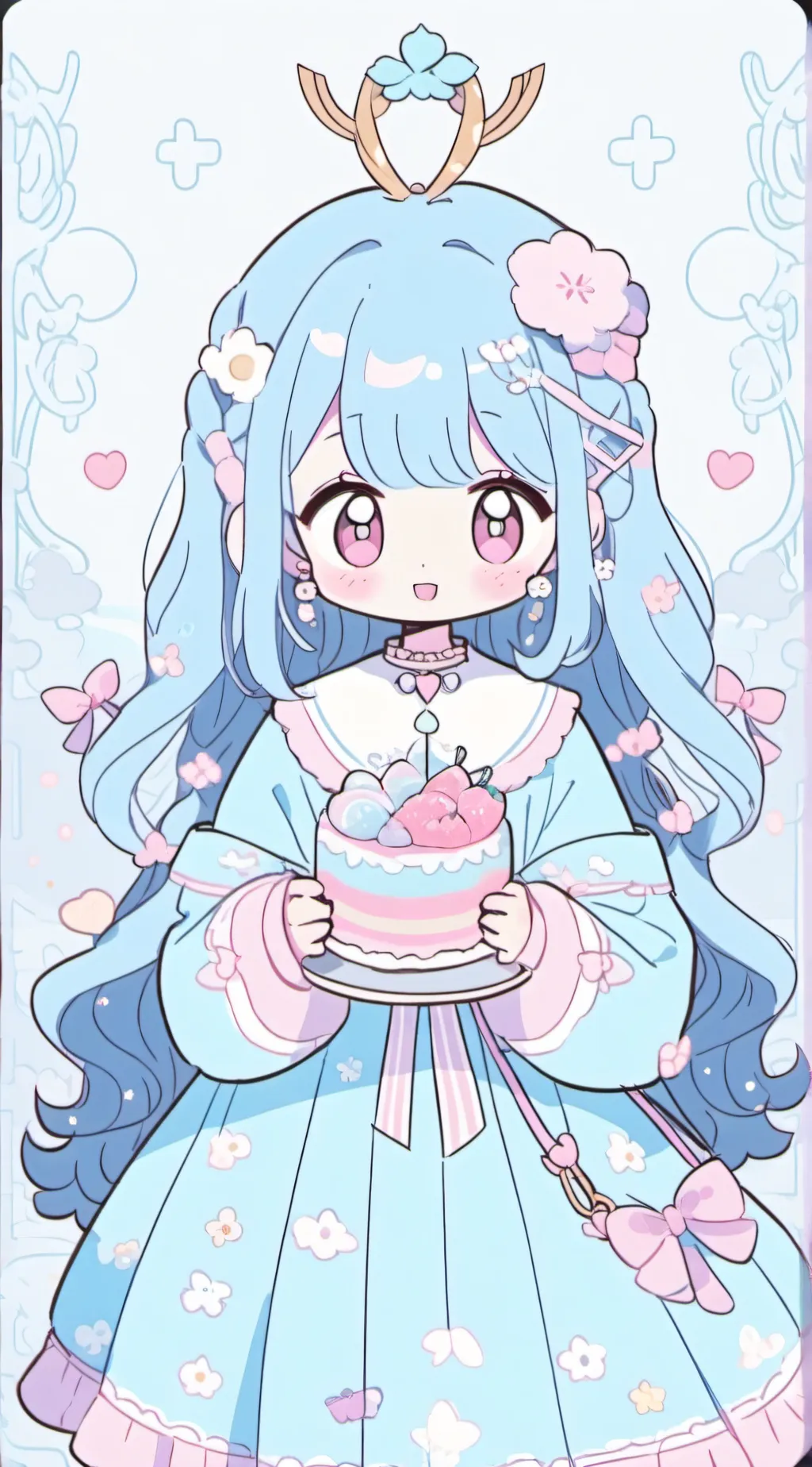 ai character: Serenefity background