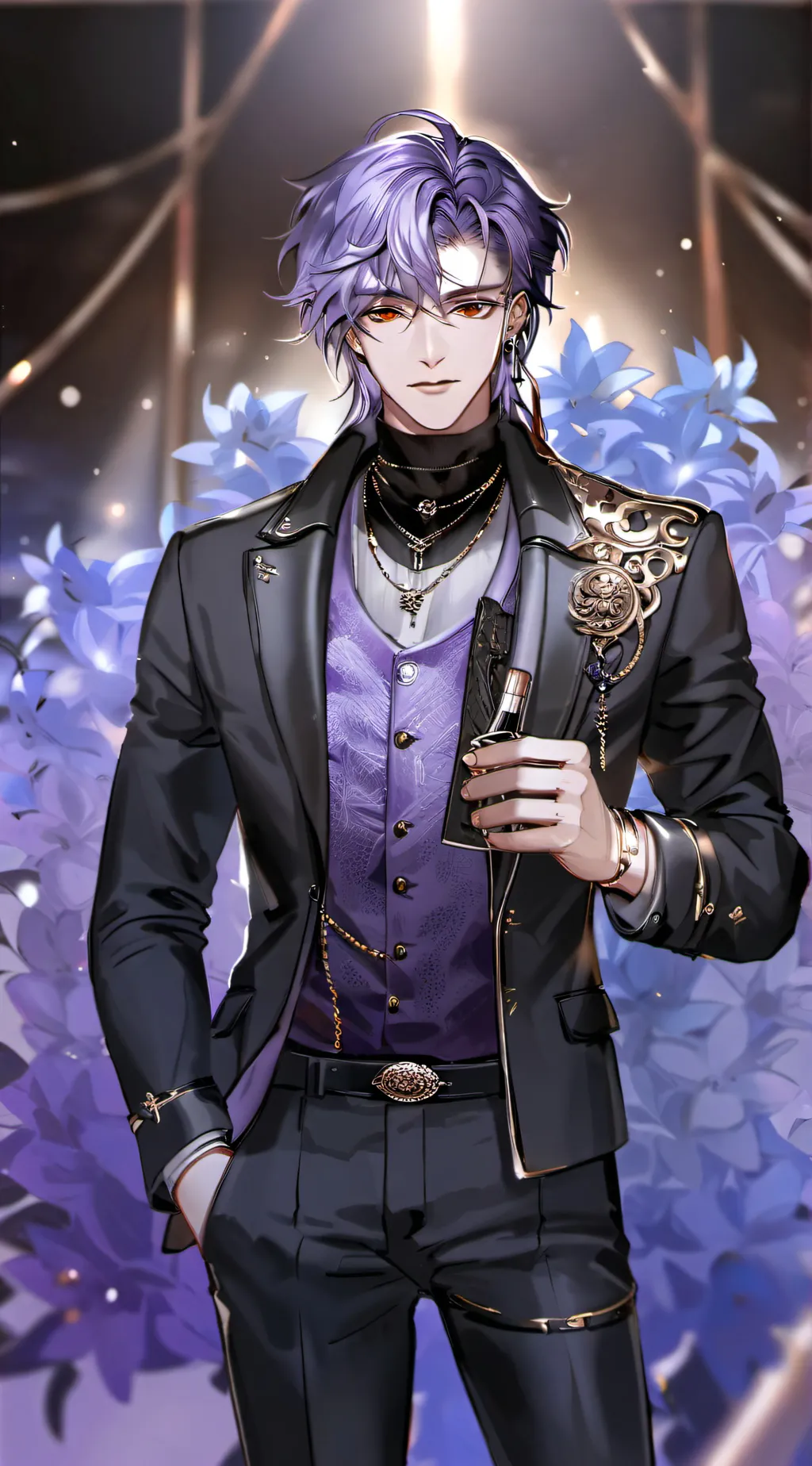 ai character: *M-A-M-M-O-N* background