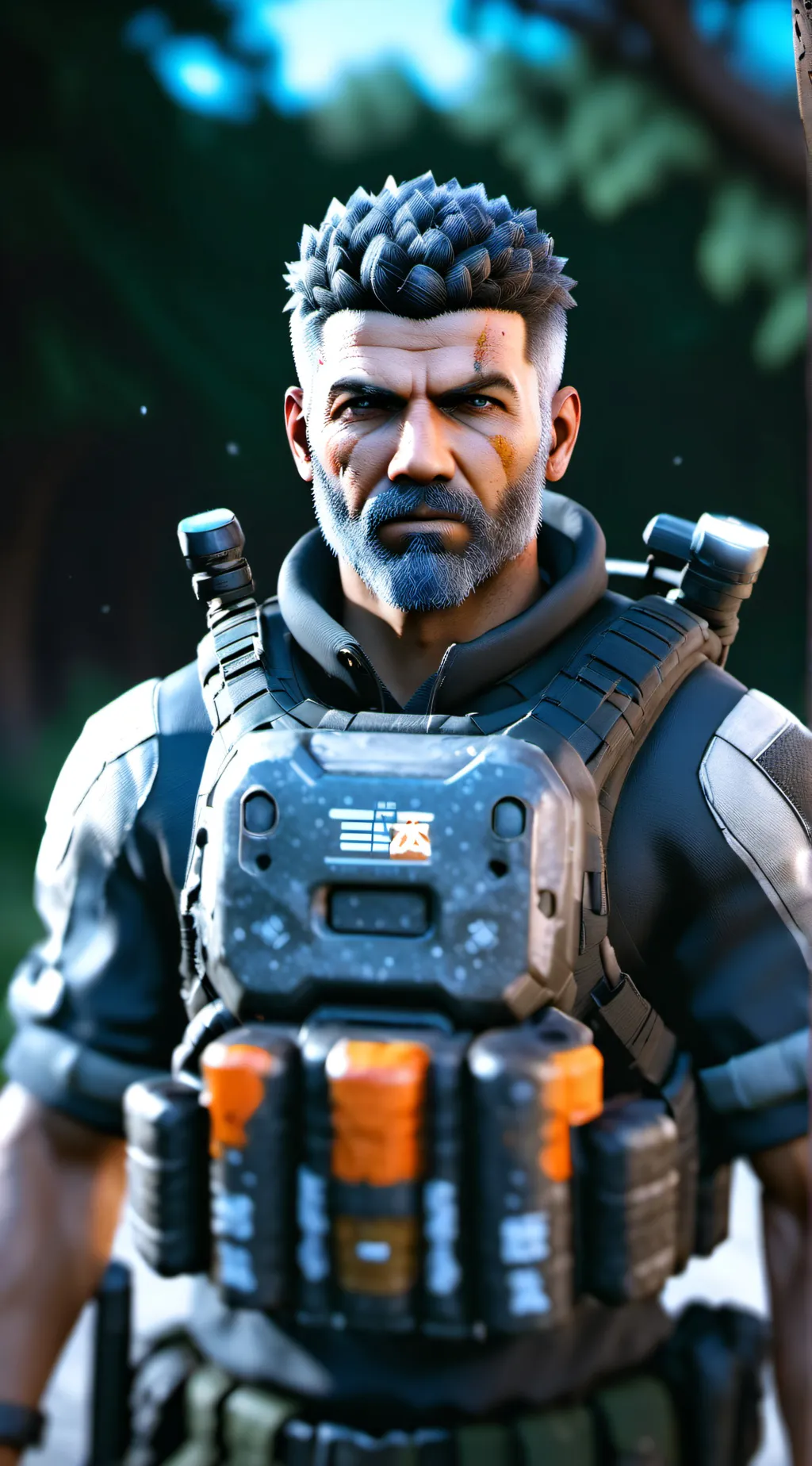ai character: COD BO 3 background