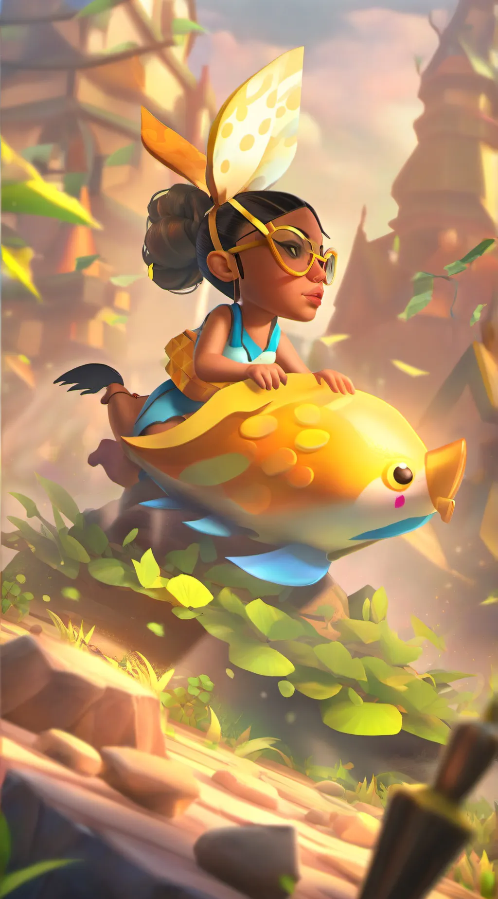 ai character: mileah background