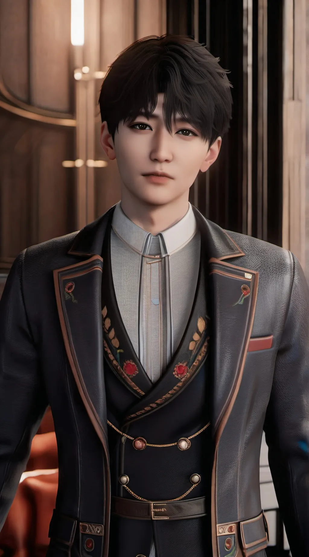 ai character: Bangchan  background