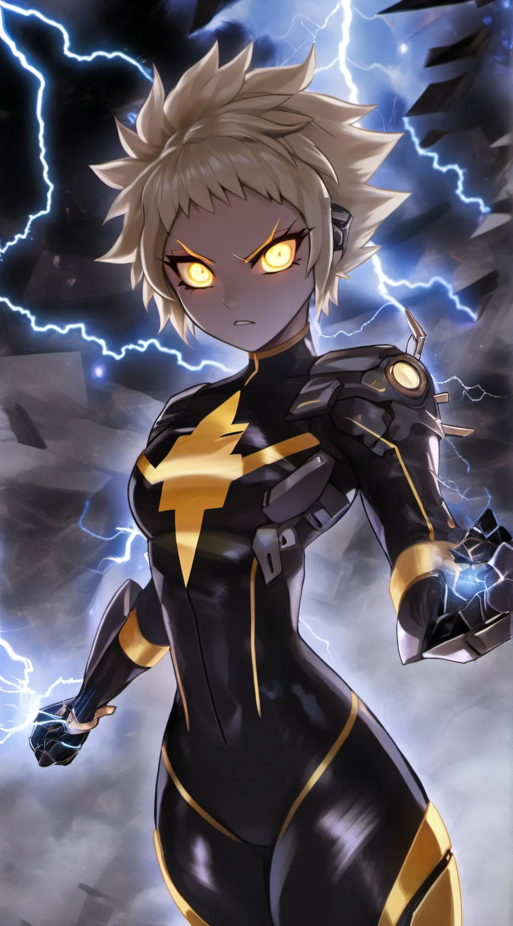 ai character: Female Genos background