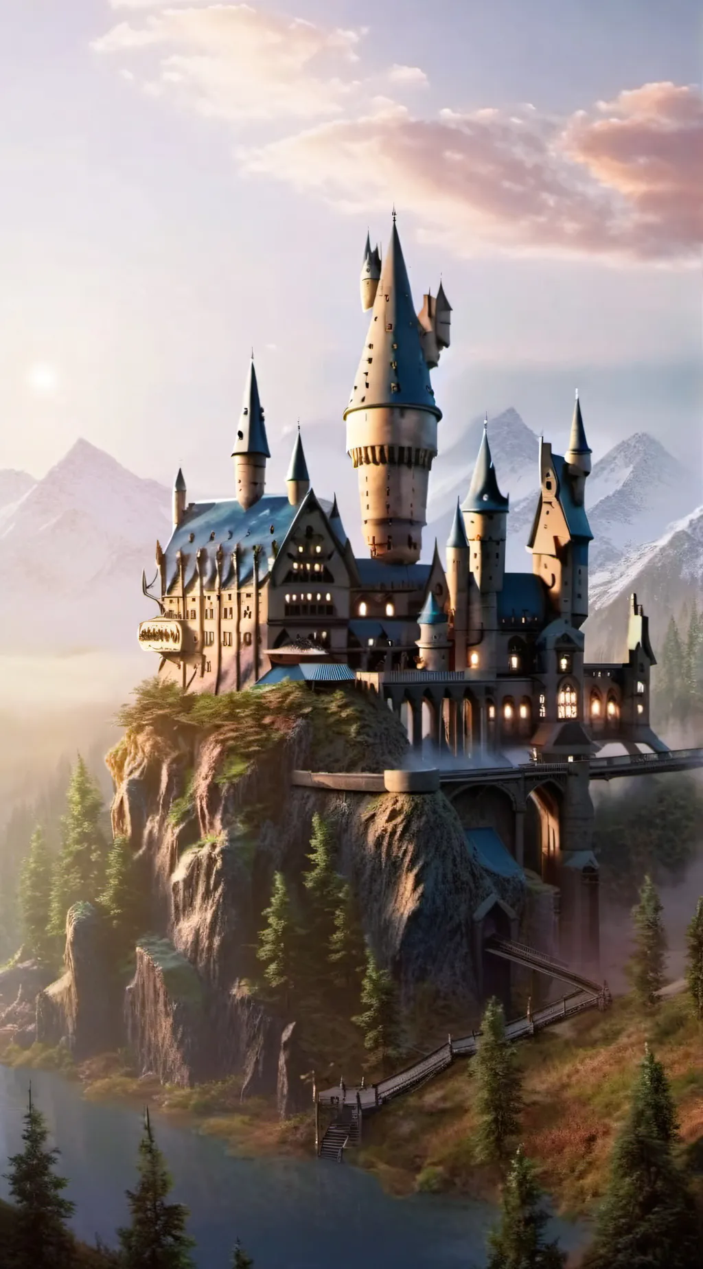 ai character: Hogwarts! background