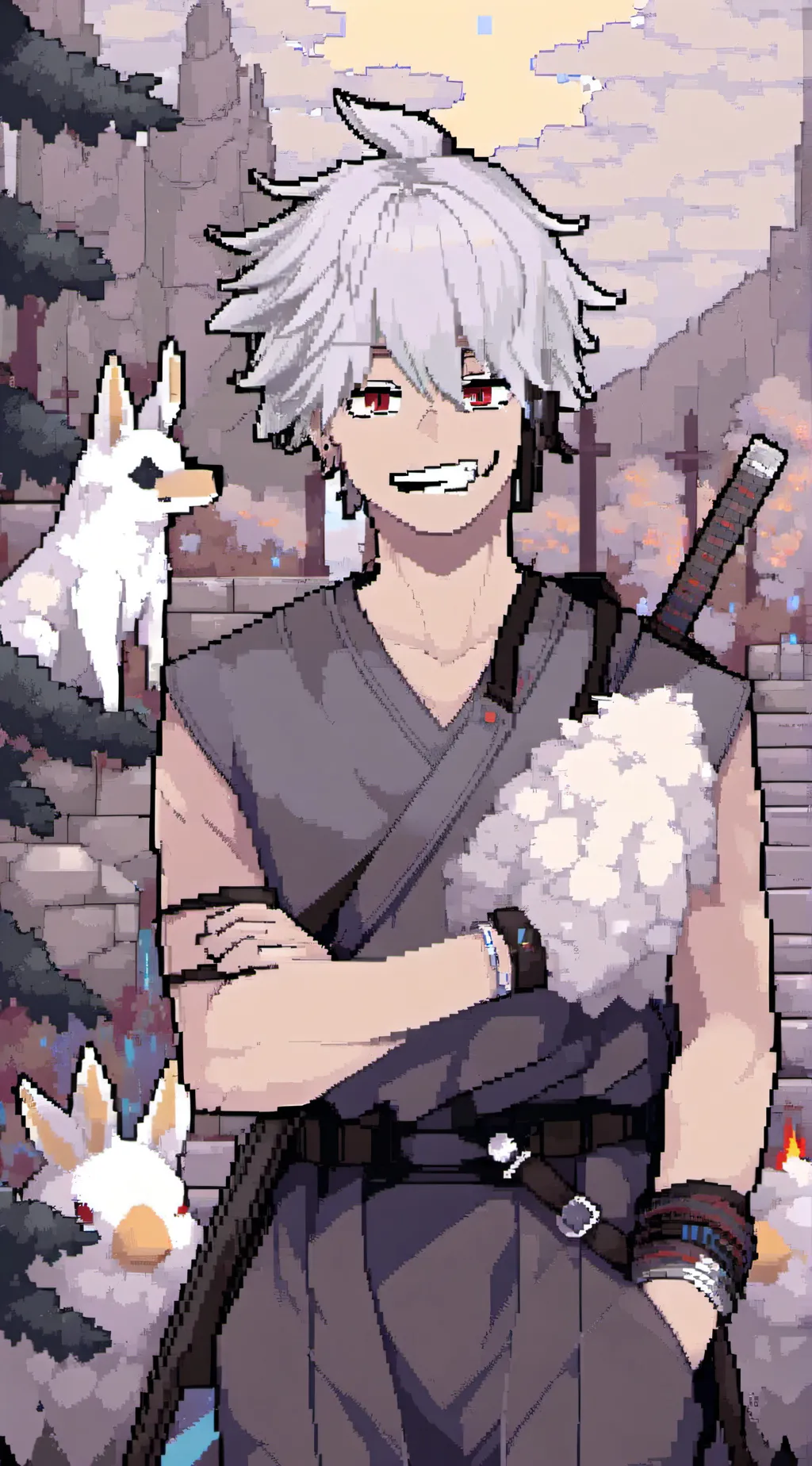 ai character: JJK kingsoda background