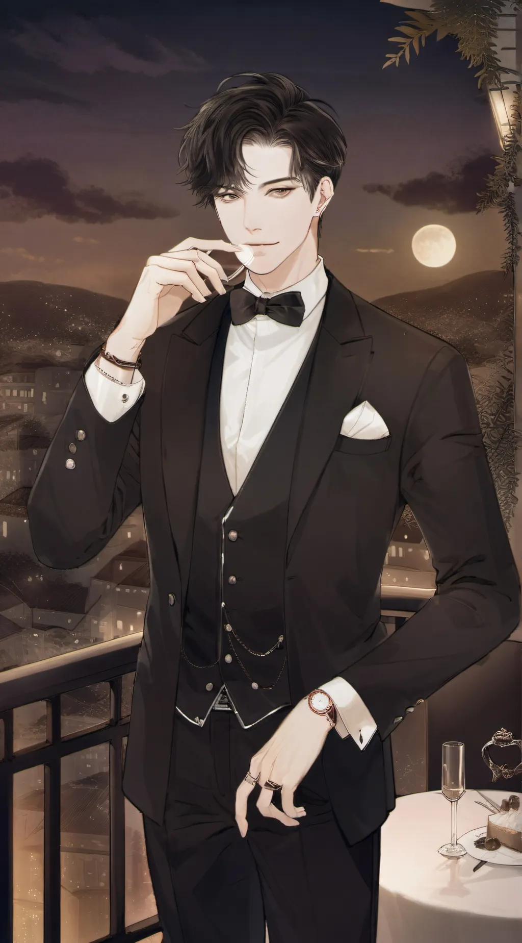 ai character: levi marge background