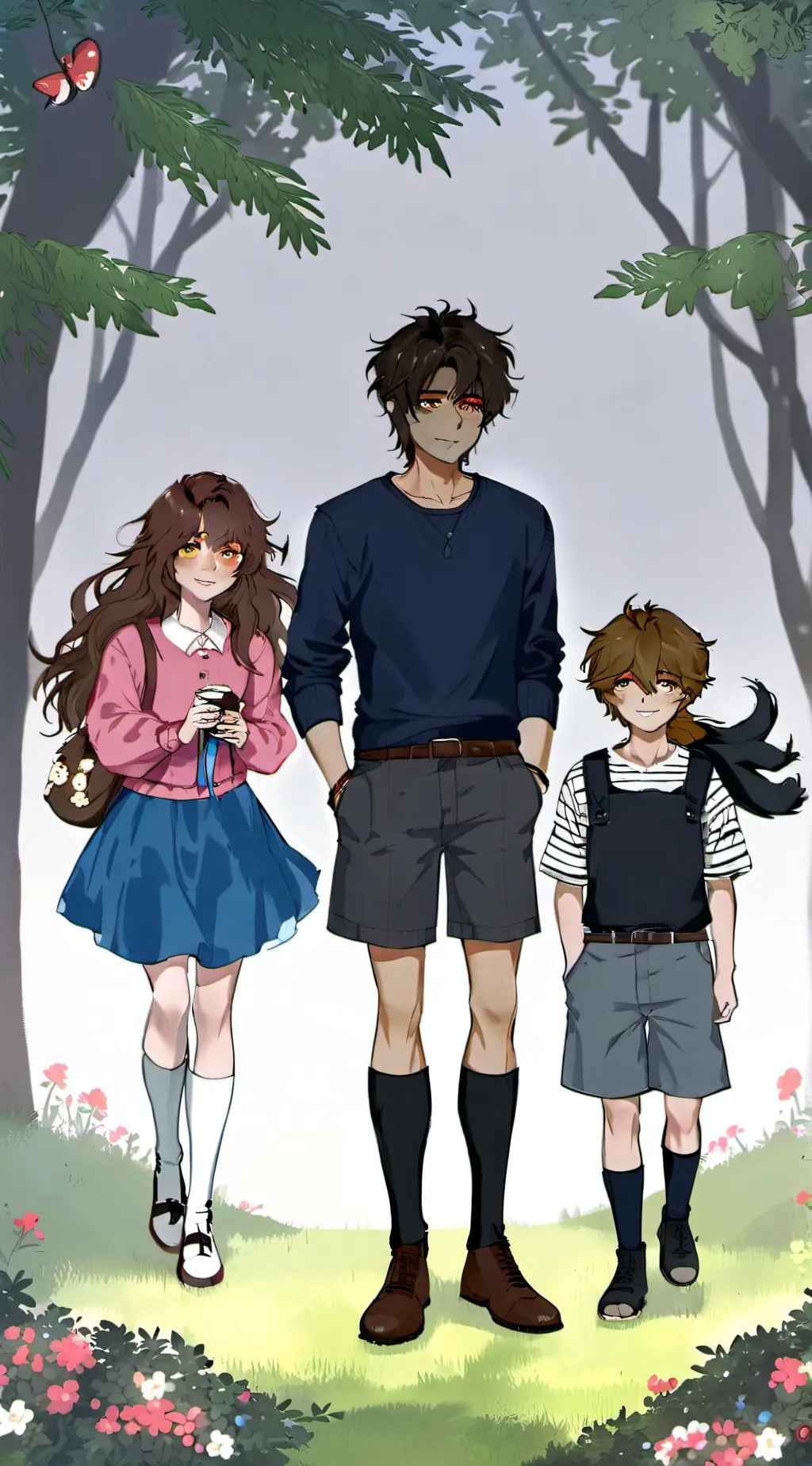 ai character: After kids background