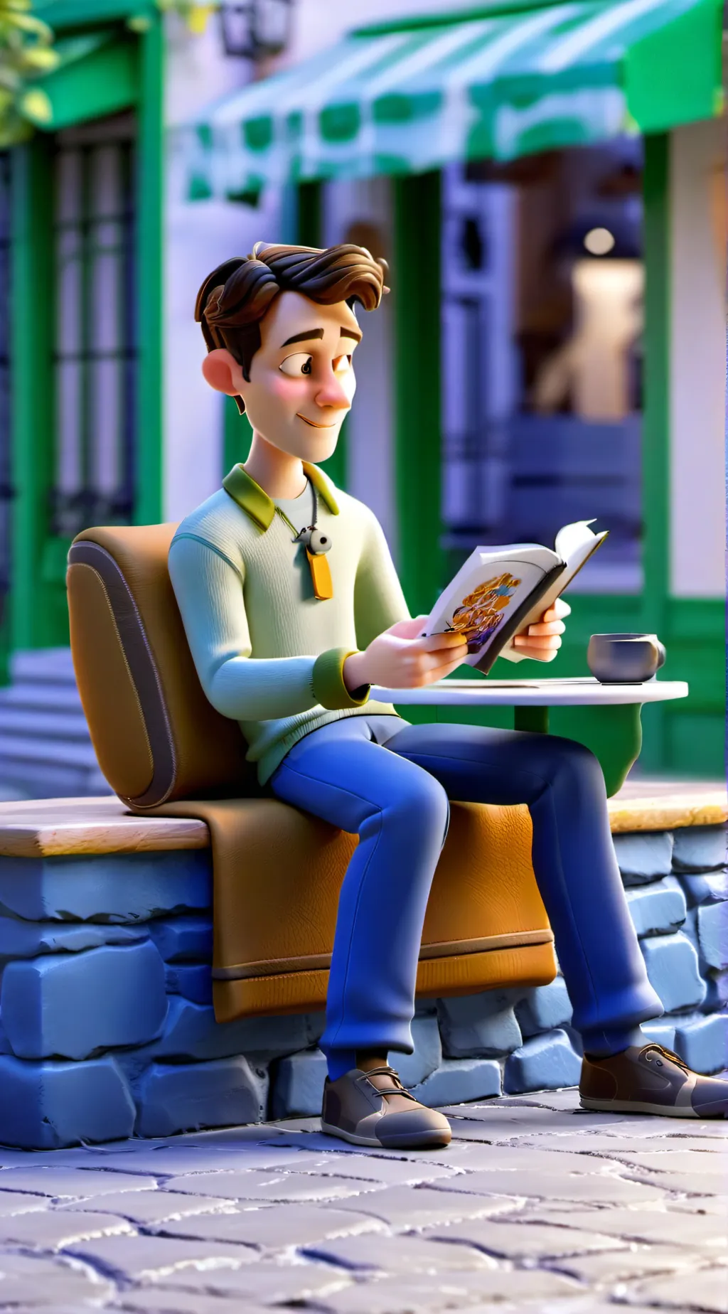 ai character: ??? background