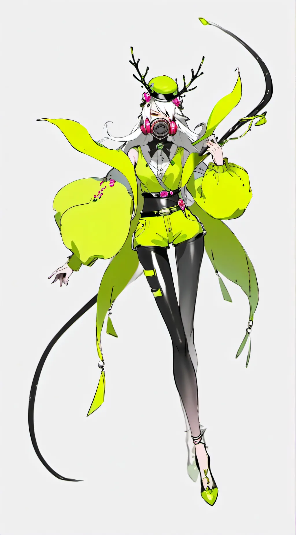 ai character: Solar × Ruin background