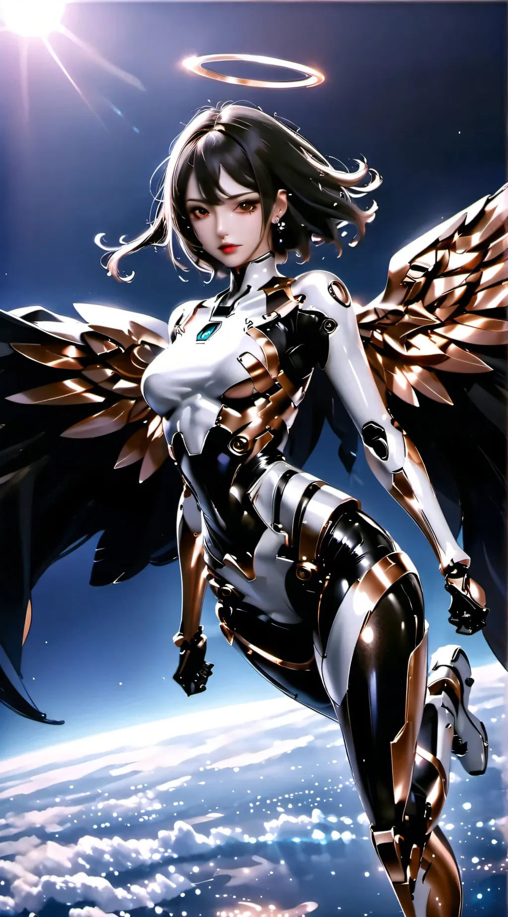 ai character: Bronze AI background