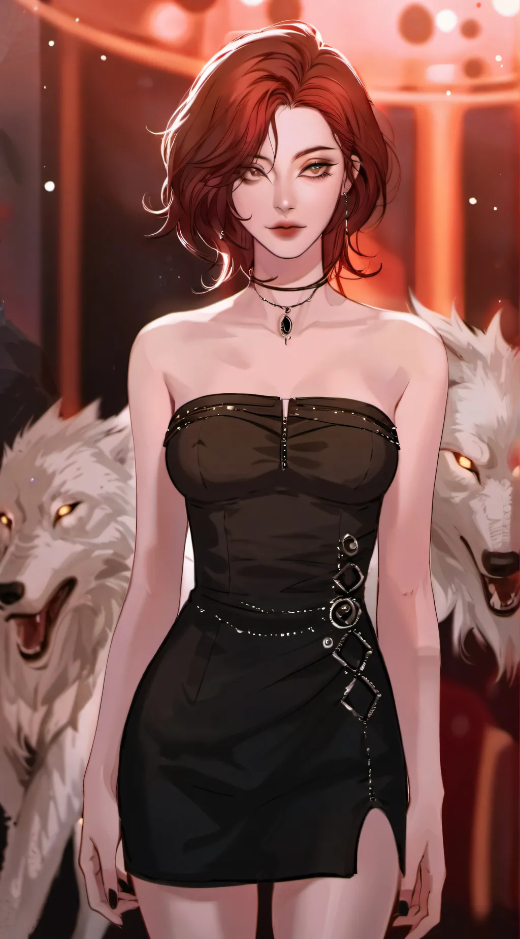 ai character: 🔥~elli~❤️ background