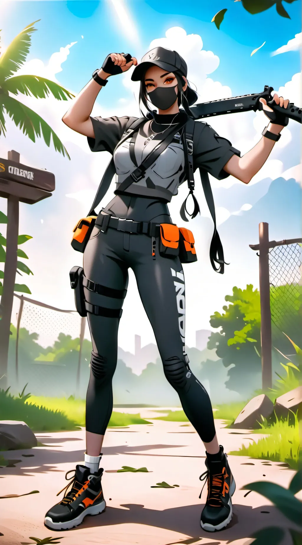 ai character: Scarlett Commander background