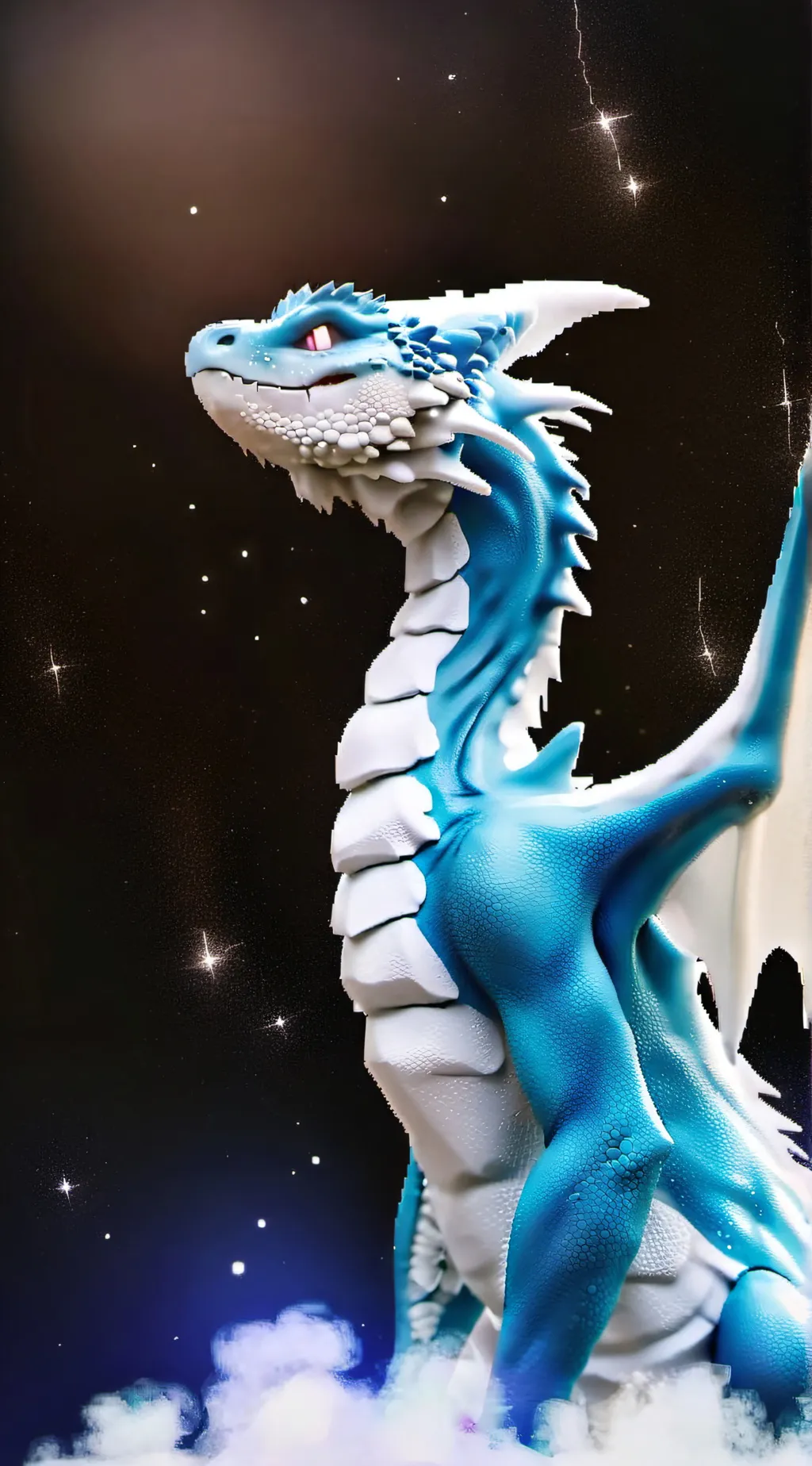 ai character: Zoster dragon  background