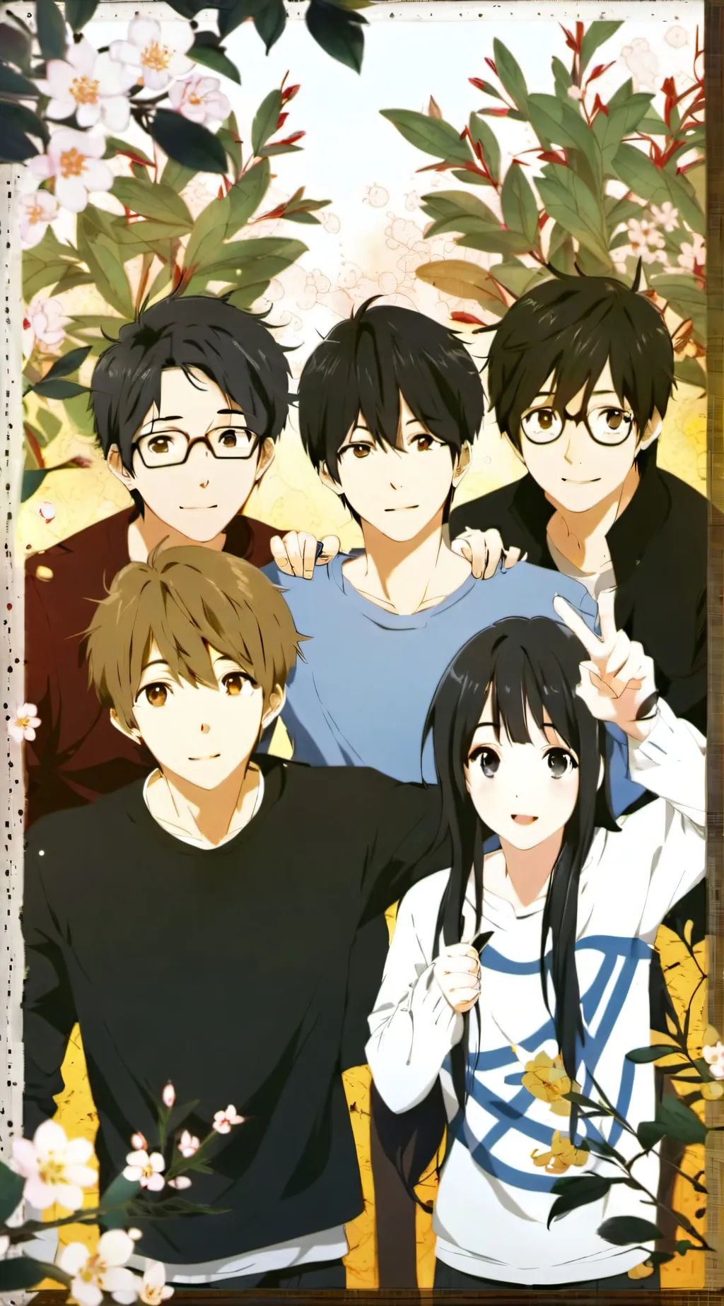 ai character: Friends  background