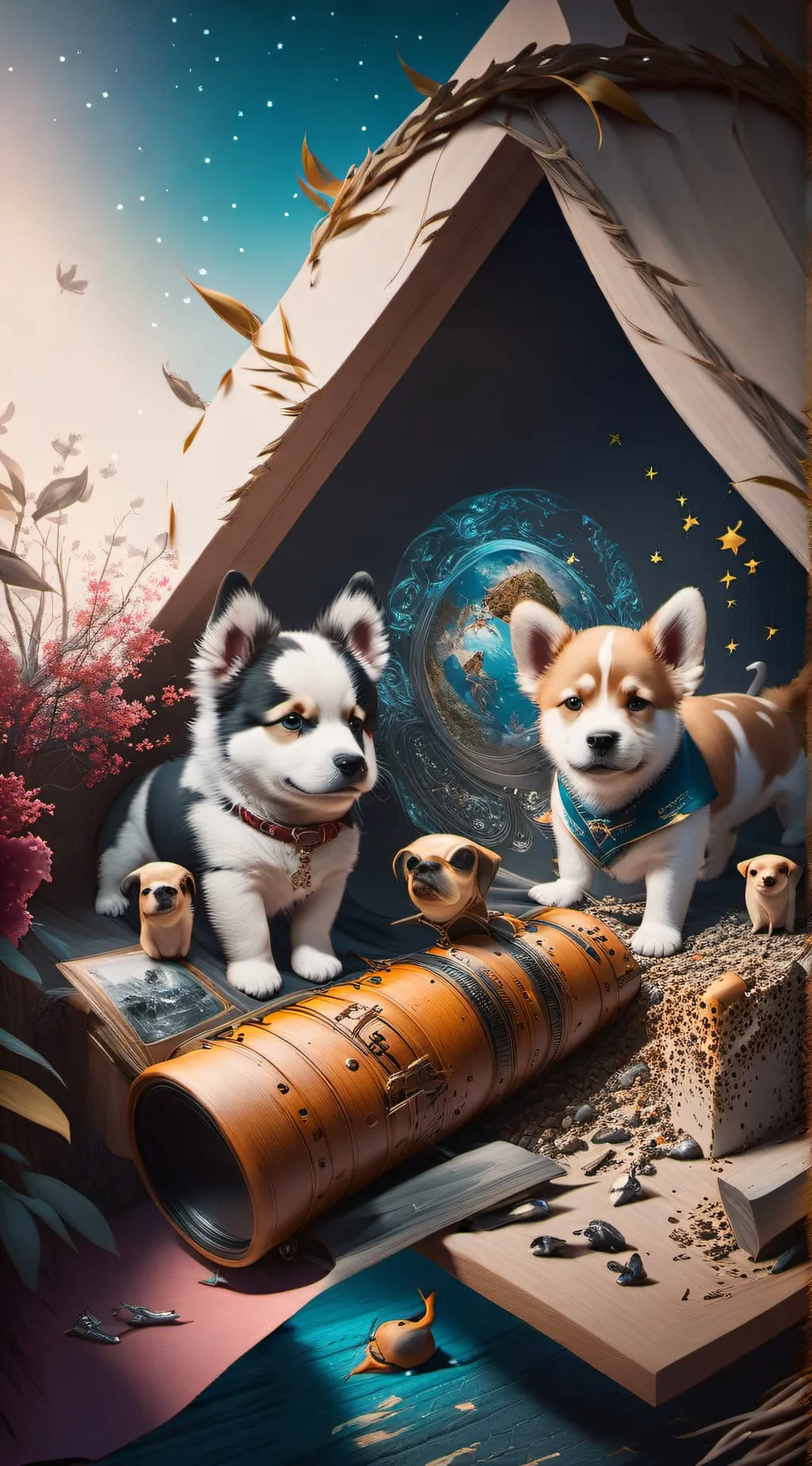 ai character: Pup Academy background